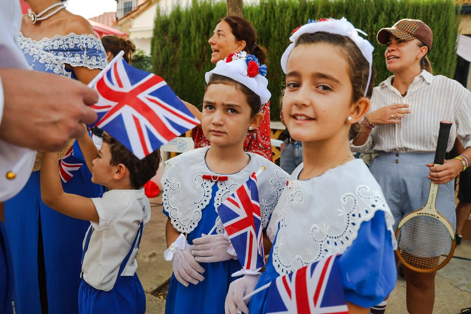 Imágenes de la 'II Milla Británica' en el Barrio Obrero con motivo de la Feria del Legado Británico