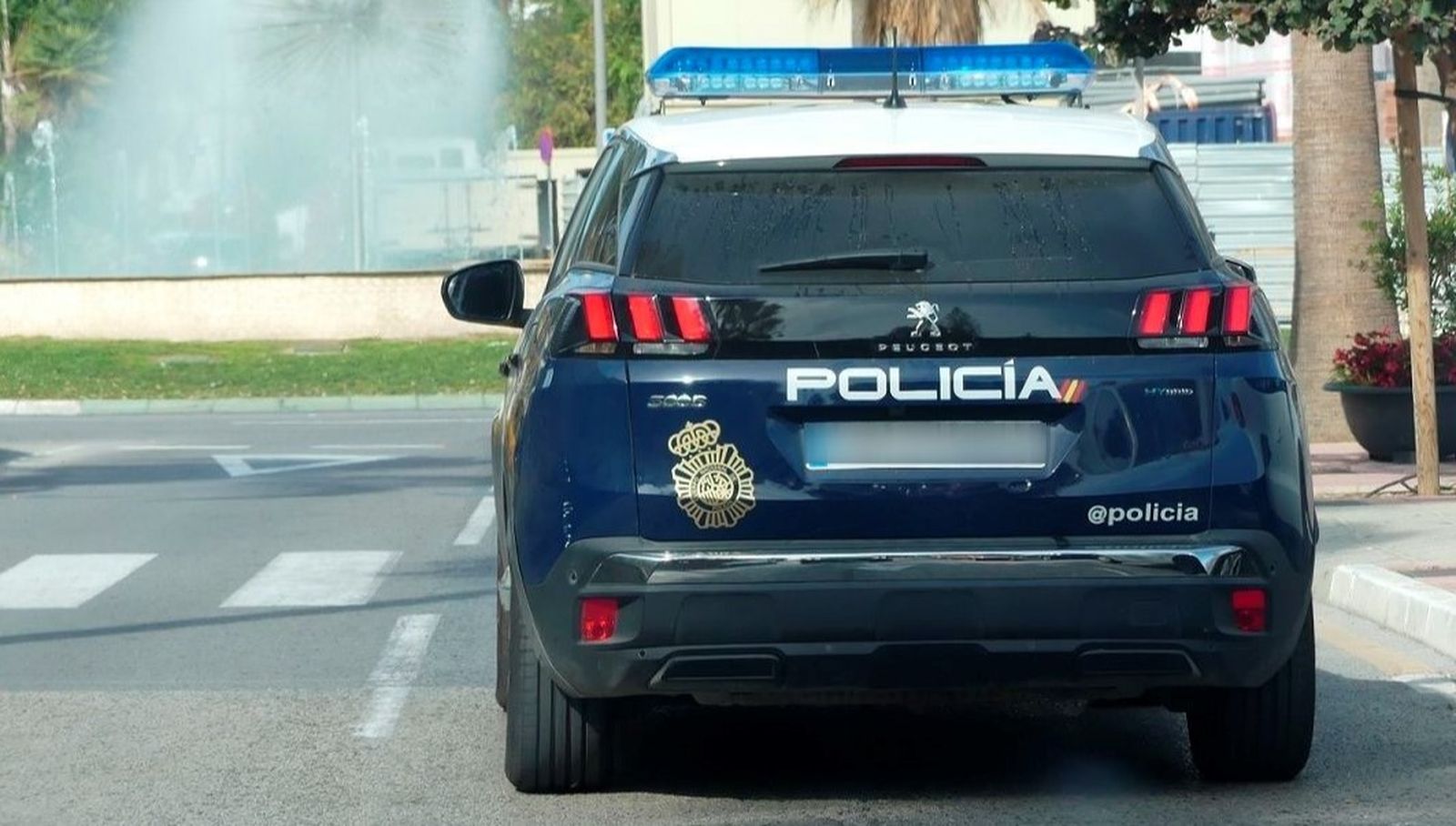 Un coche de la Policía Nacional.