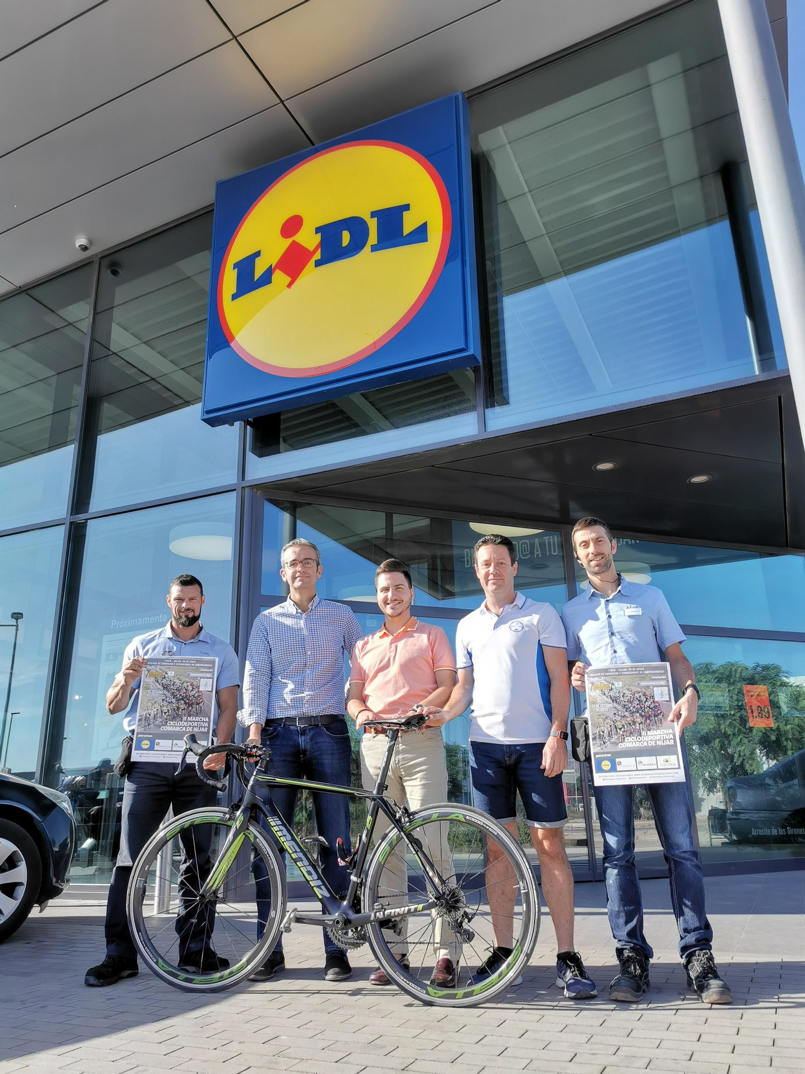 Ayuntamiento, Lidl y Natura Bike presentan la segunda edición de la Marcha Ciclodeportiva Comarca de Níjar