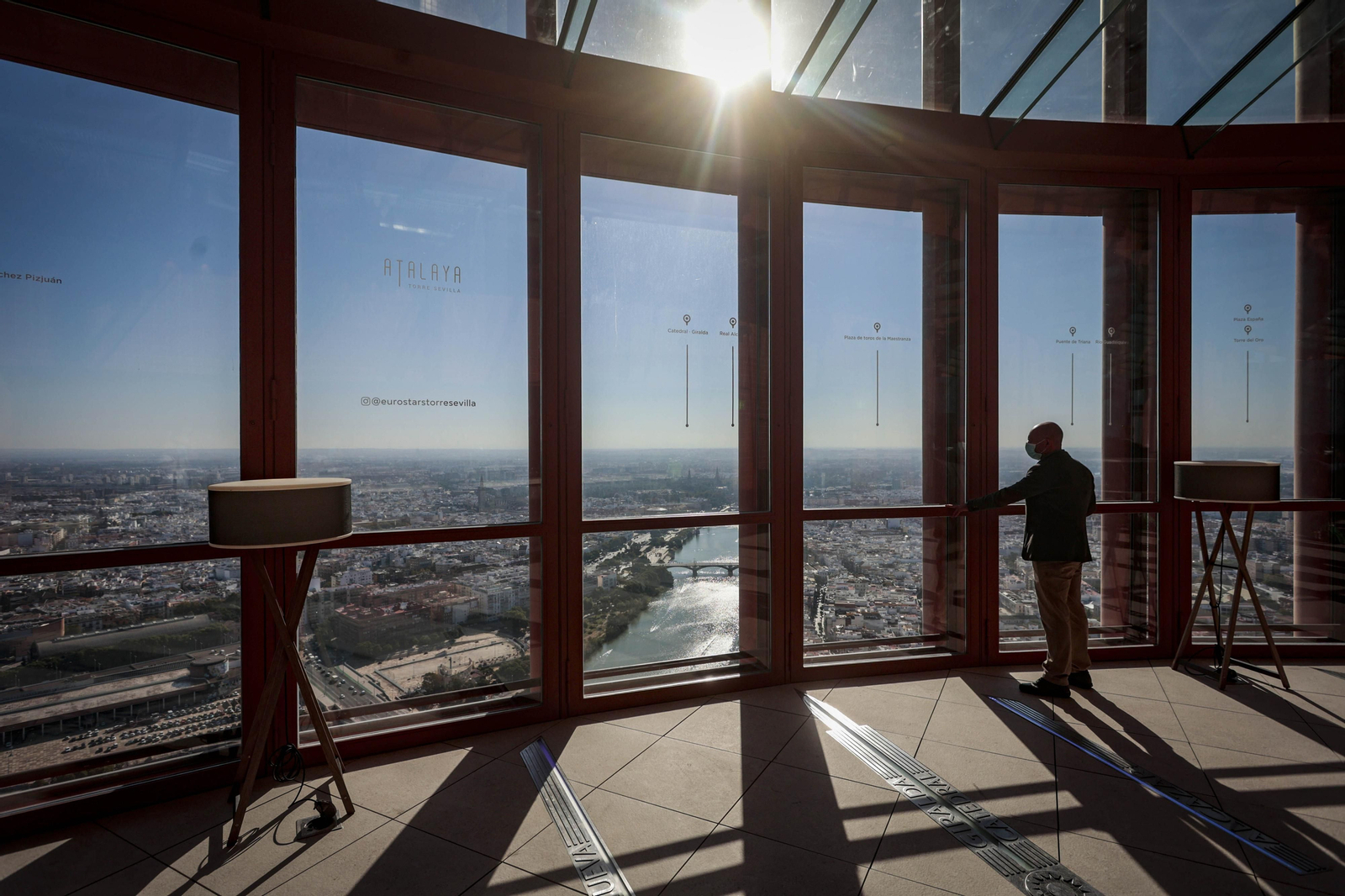 El mirador de la Torre Sevilla tras su reforma.