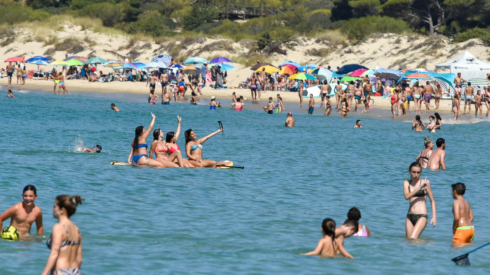 La playa de Bolonia.