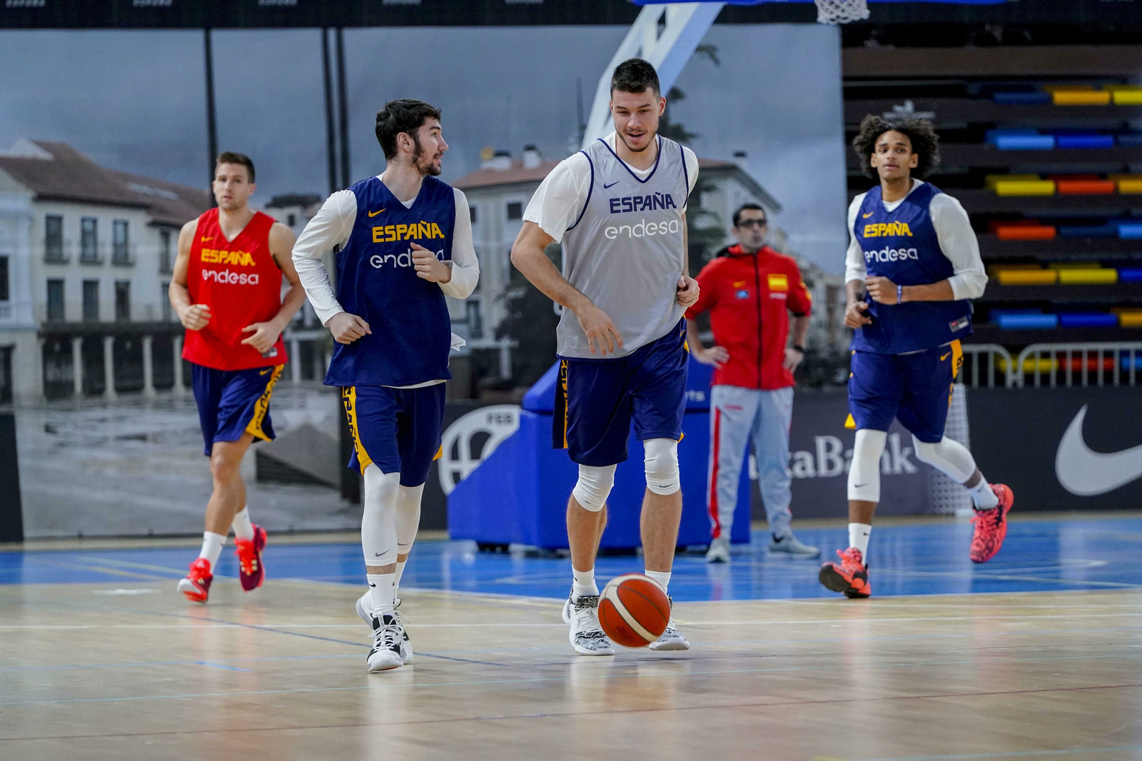 Rubén Guerrero, Darío Brizuela y Alberto Díaz, a las órdenes de Scariolo