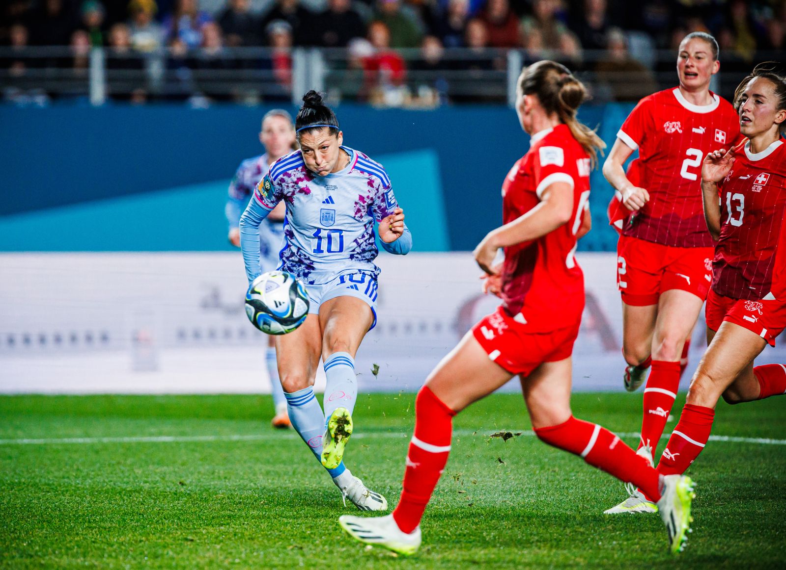 Las fotos de la goleada de España a Suiza en el Mundial femenino