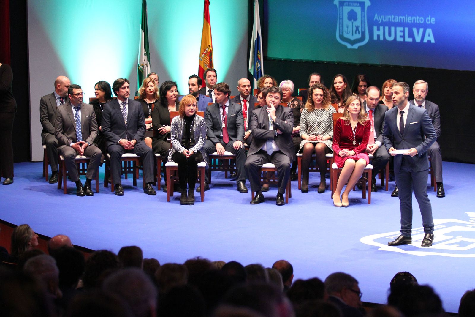 Imágenes de la entrega de las medallas de Huelva