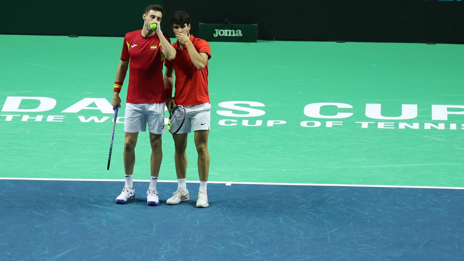 El doble Alcaraz-Granollers vs Koolhof-Van de Zandschulp, en fotos