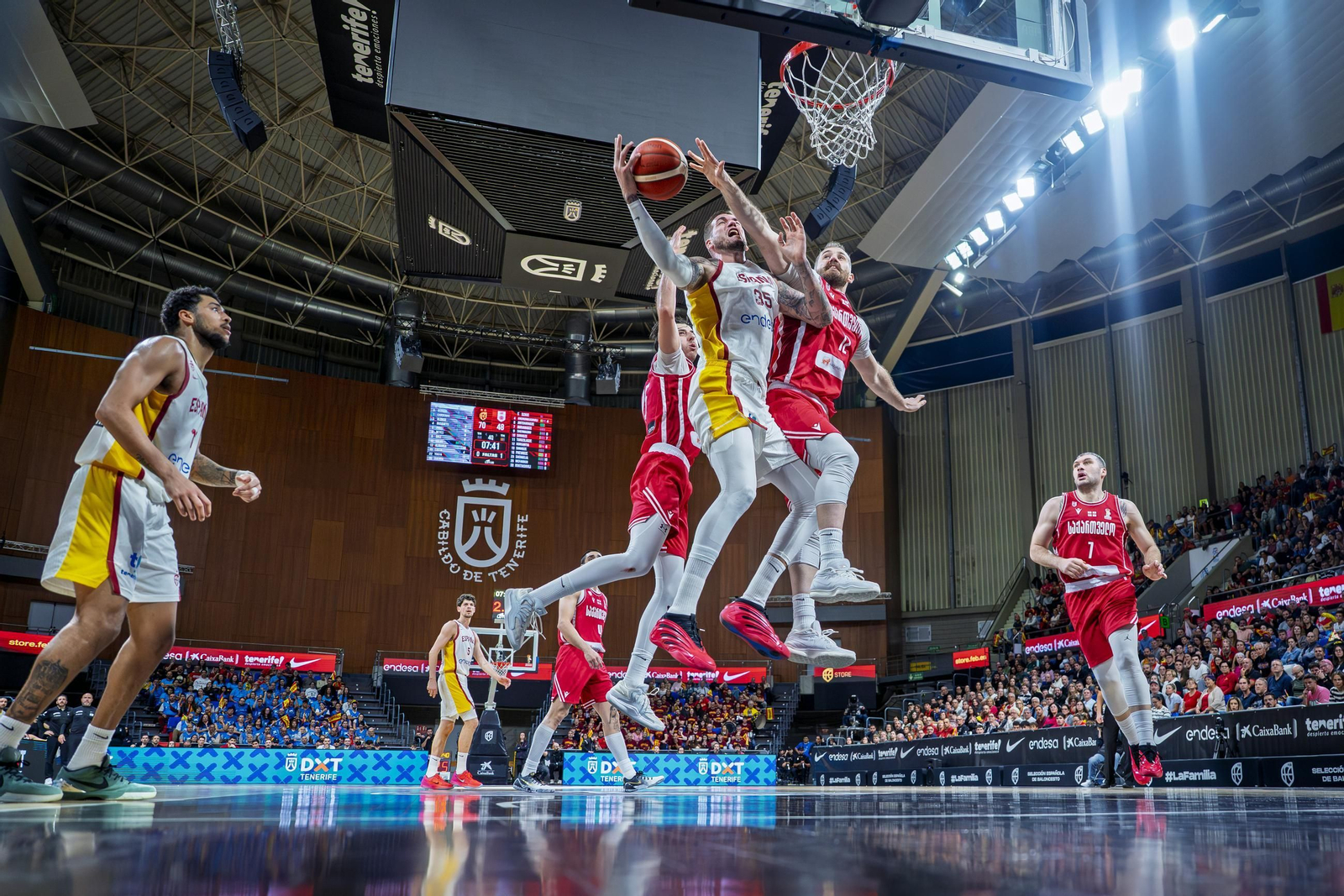 Las fotos del España-Georgia de baloncesto