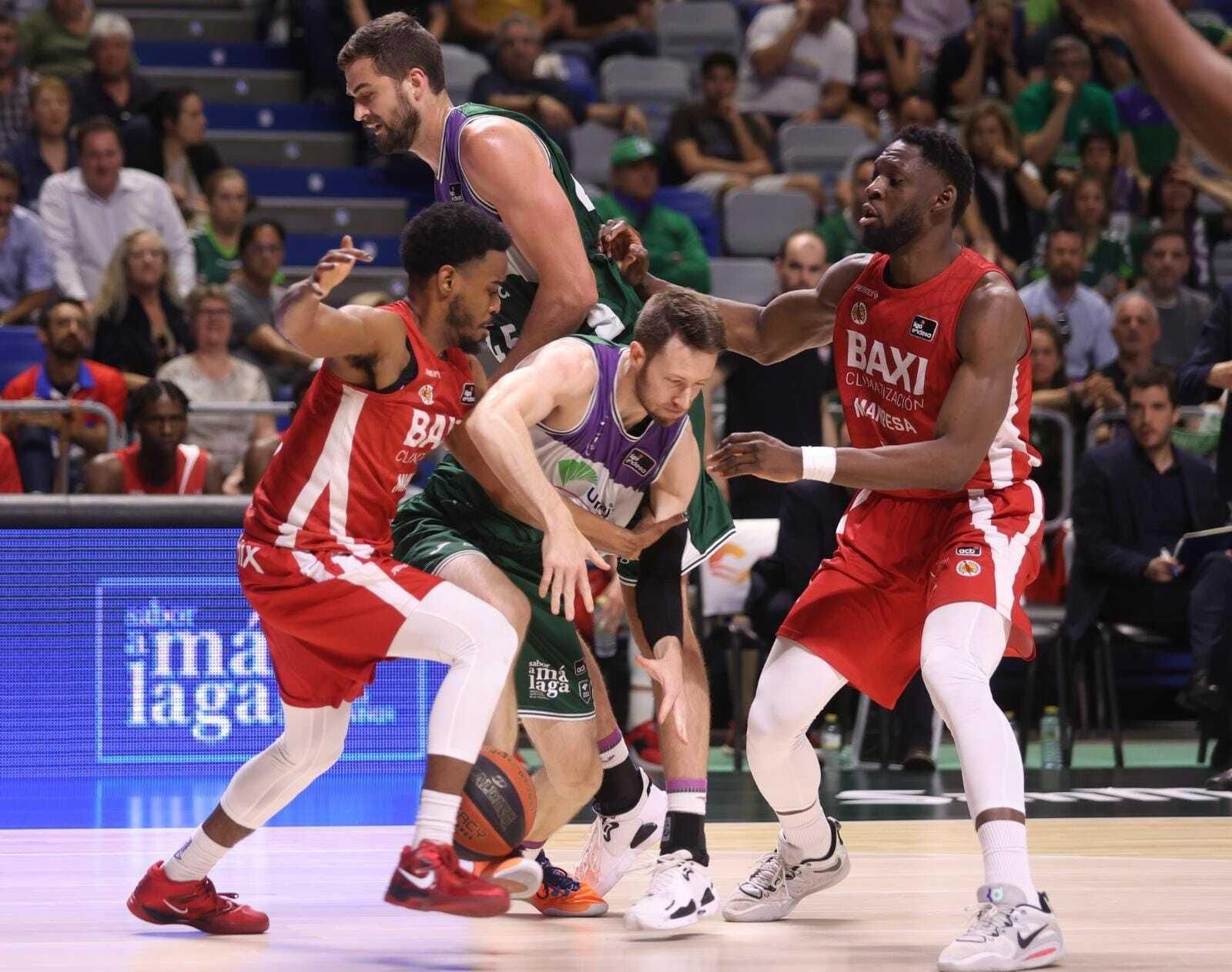 El Unicaja - Baxi Manresa, en fotos