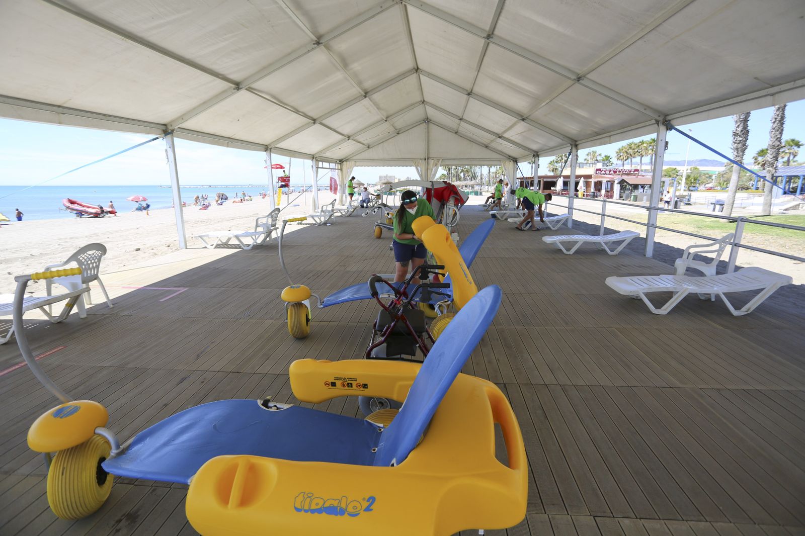 Fotos de la playa en Málaga, donde escapar del calor