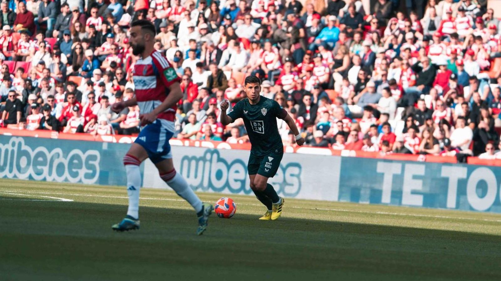 Lucas Robertone, en el encuentro ante el Granada.