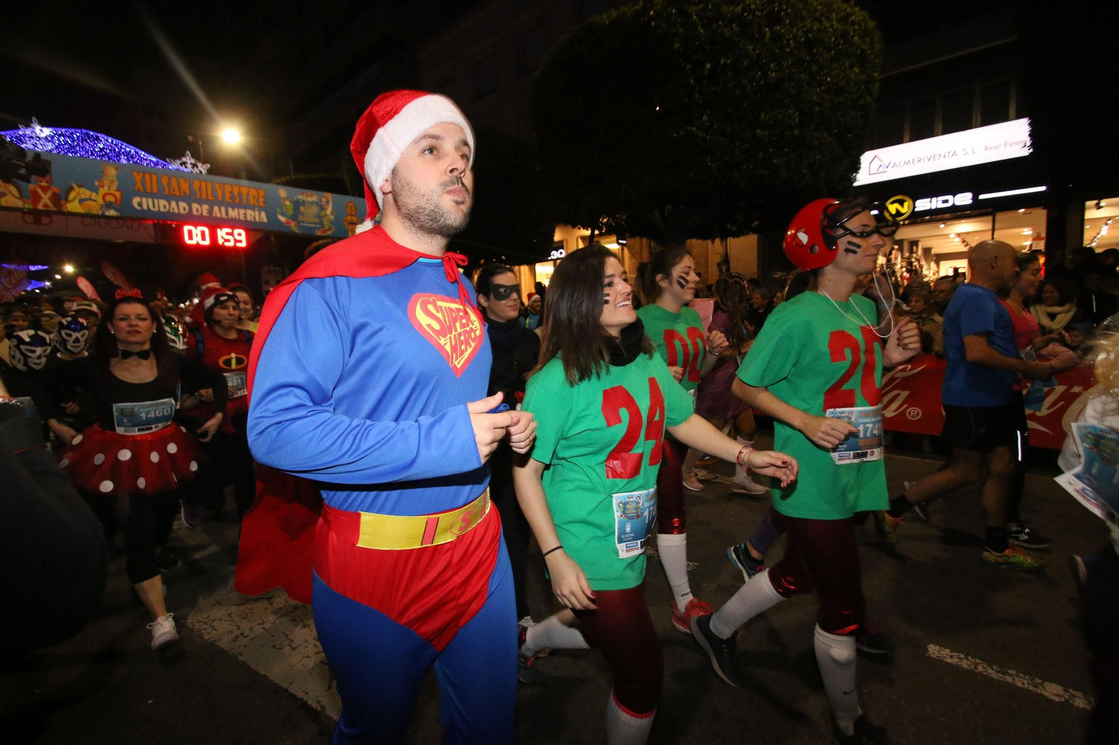 Las imágenes de la San Silvestre 2019