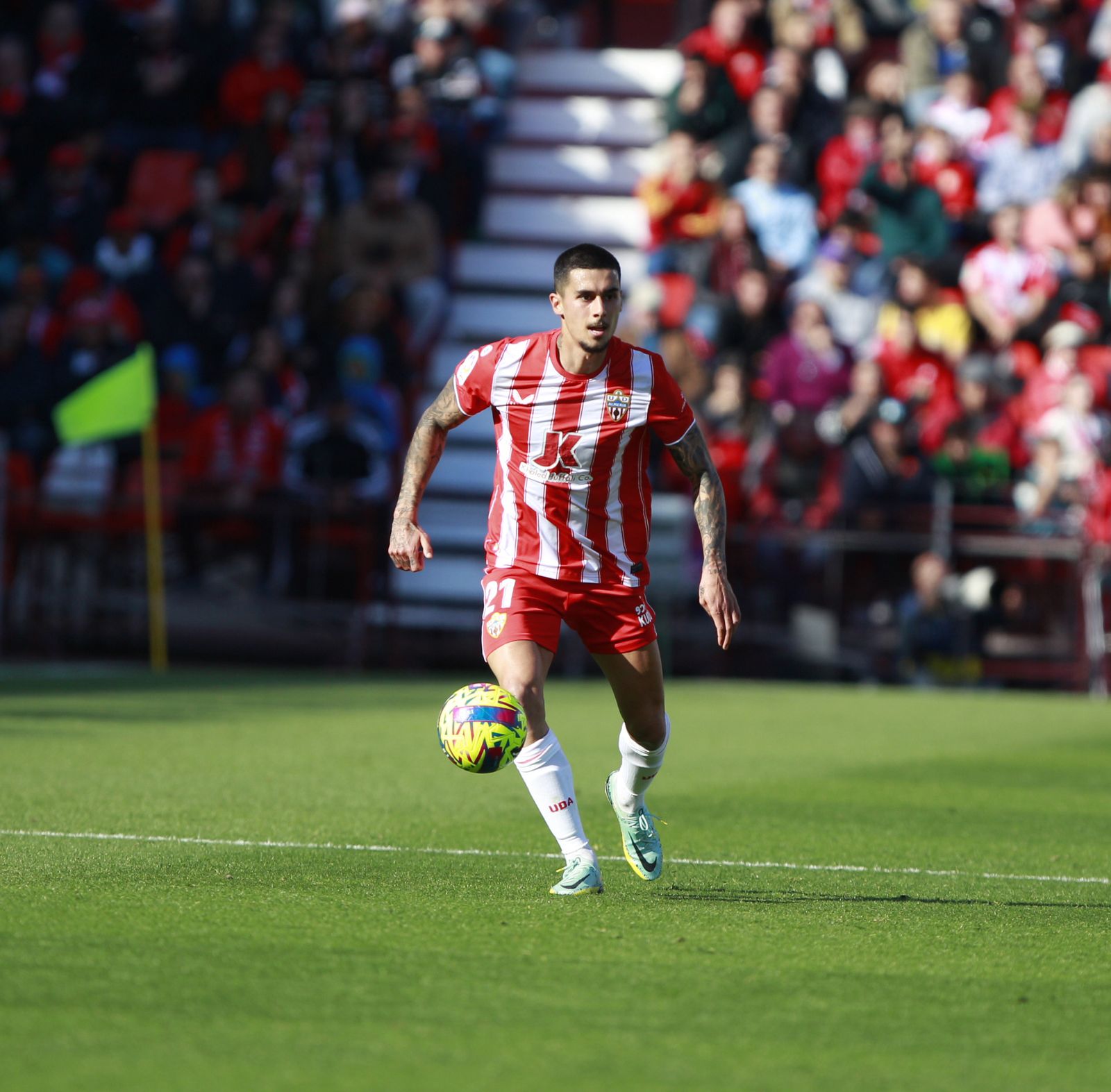 Imágenes de la derrota de la U.D. Almería ante el Villarreal por 0 a 2
