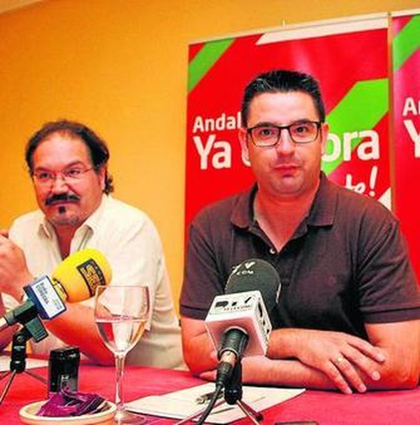 Pedro García, ayer durante la rueda de prensa.