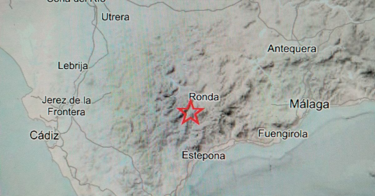 Un terremoto de magnitud 2.7 se siente en la localidad malagueña de Jimera de Líbar