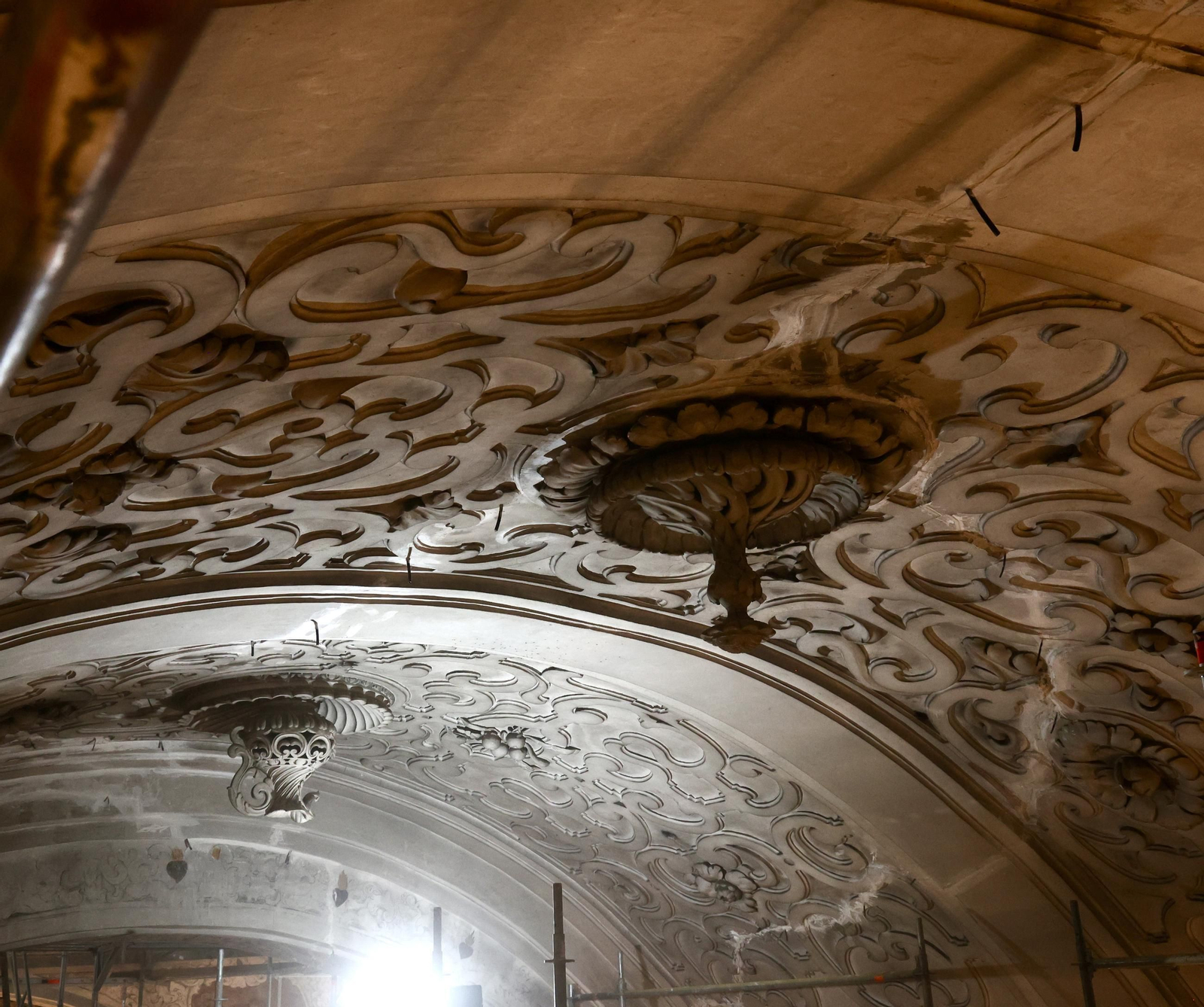 Obras en la Iglesia de La Caridad