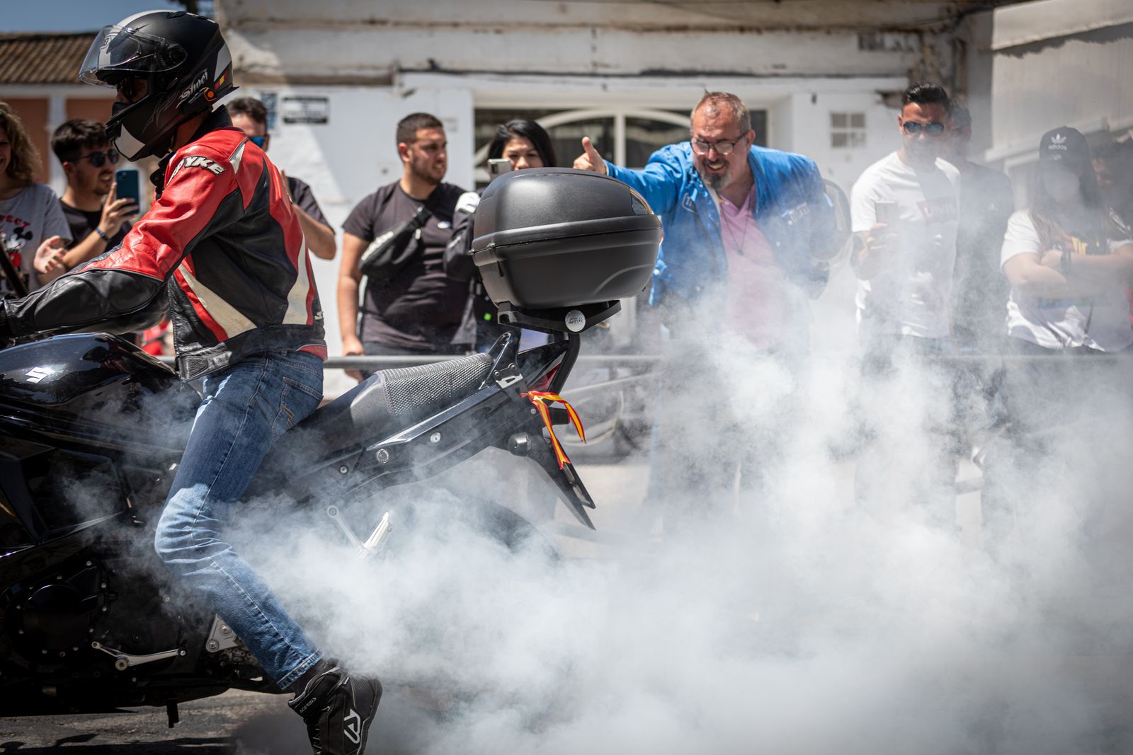 Imágenes de la motorada en El Puerto