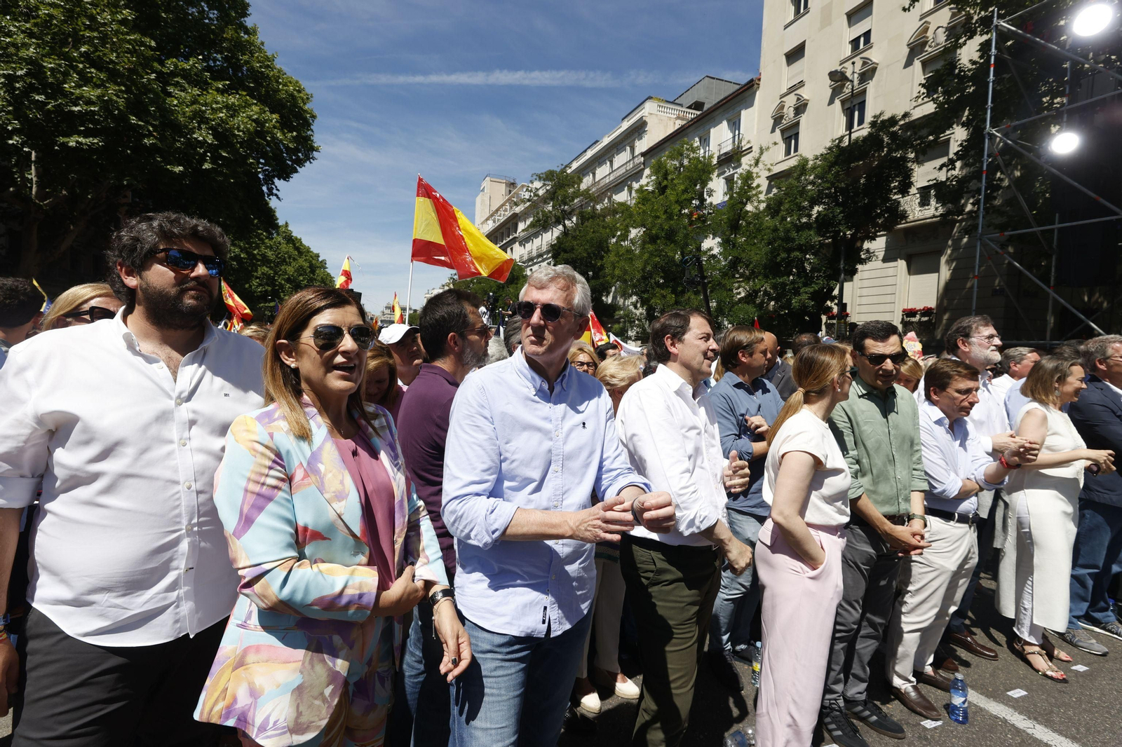 Las imágenes de la manifestación del Partido Popular contra el Gobierno de Sánchez en Madrid