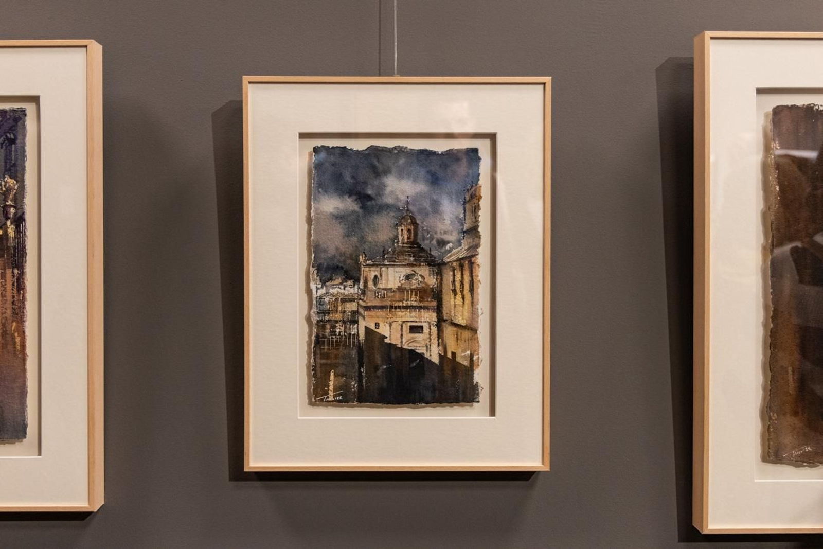 Inauguración de la exposición 'Materia común', de los pintores Paco y Alberto Carrillo