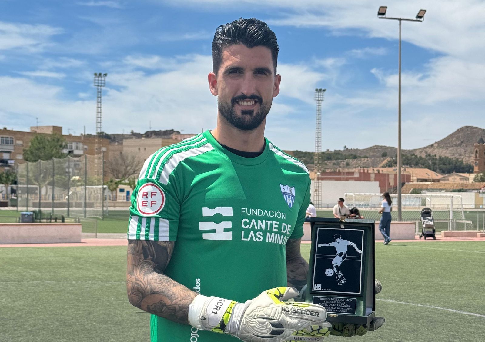 Ángel de la Calzada fue elegido mejor jugador de su equipo el cuso pasado.