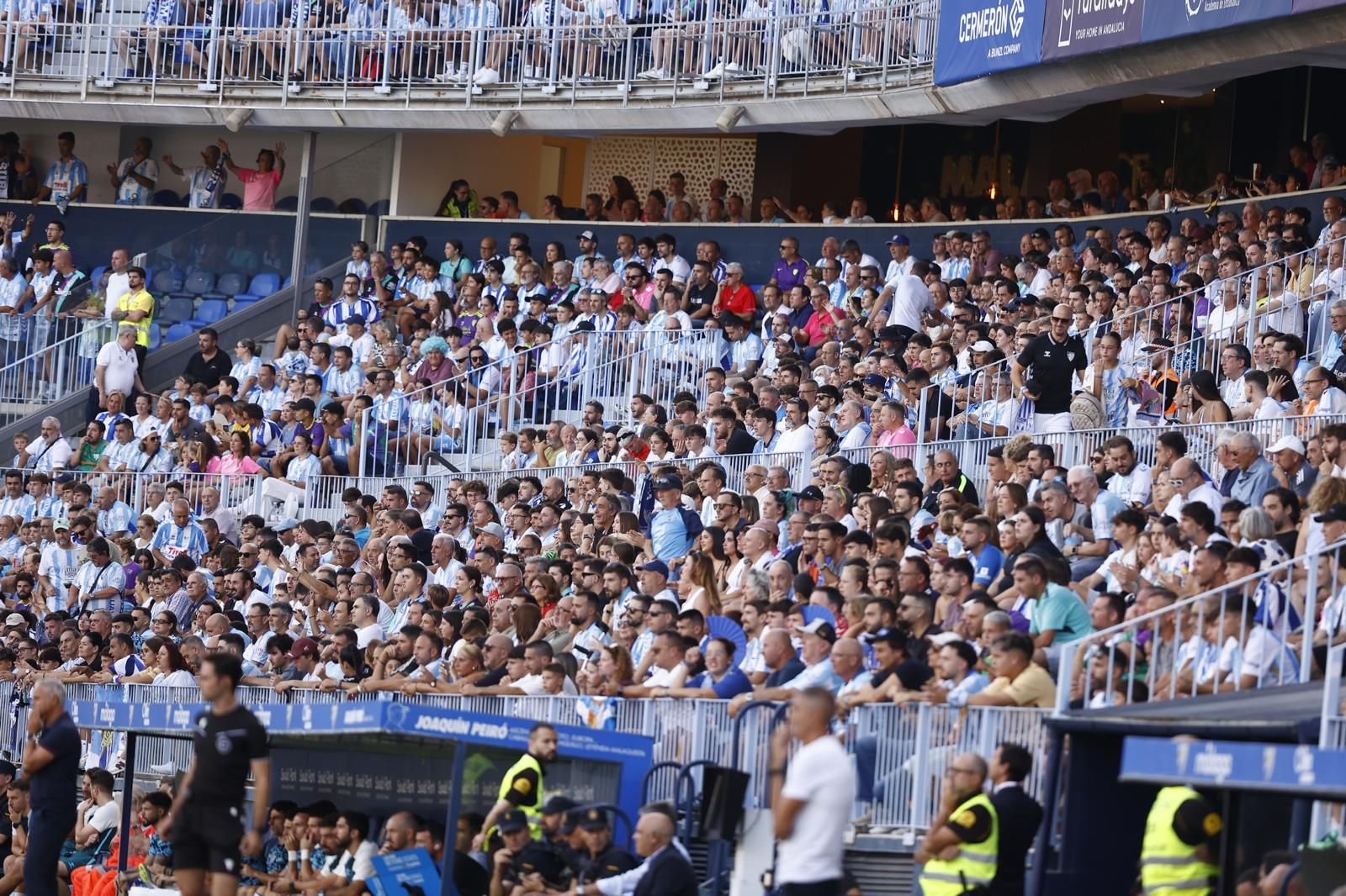 Búscate en las gradas de La Rosaleda durante el Málaga-Cádiz