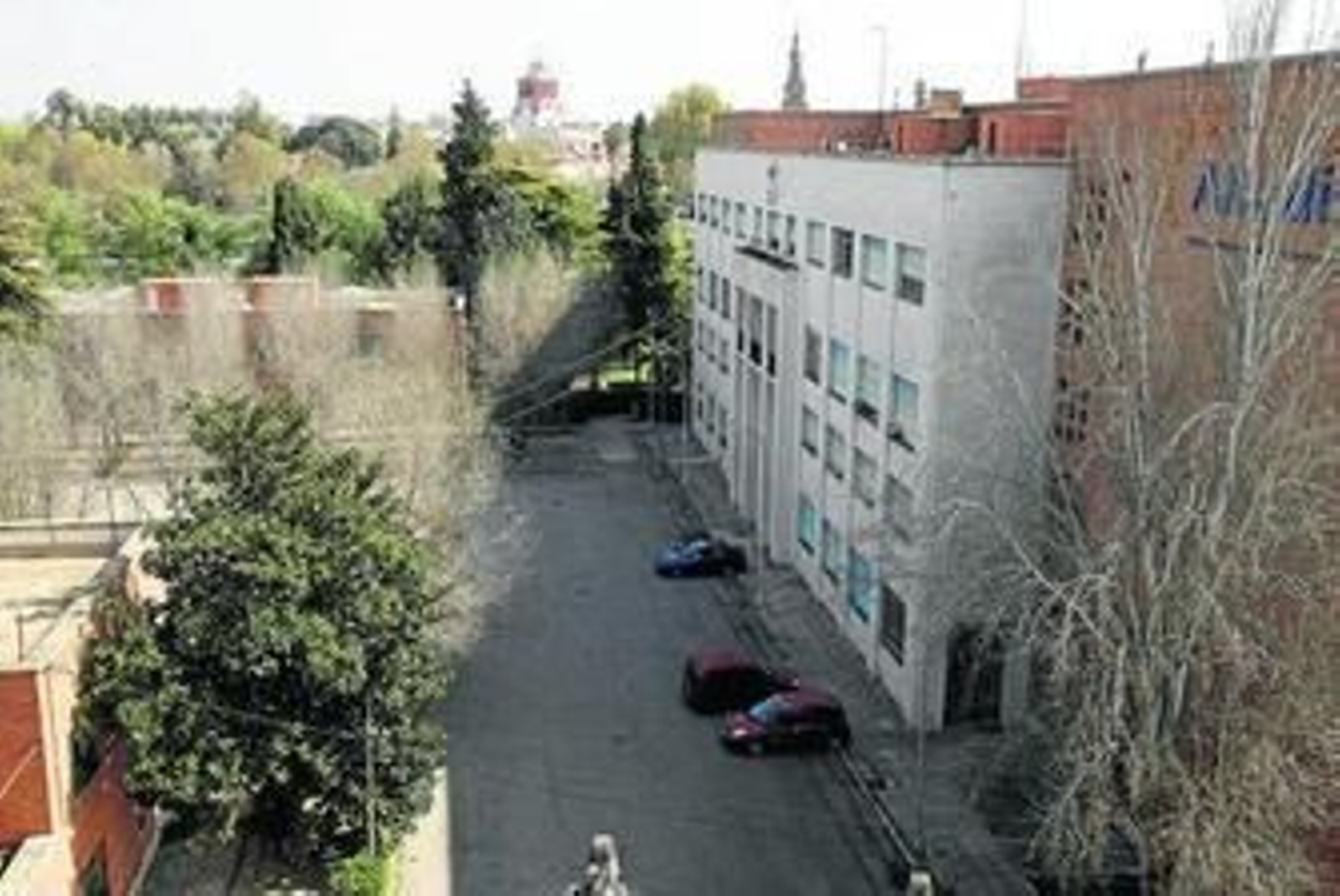 Las instalaciones de Altadis en el barrio de Los Remedios, en evidente estado de abandono.
