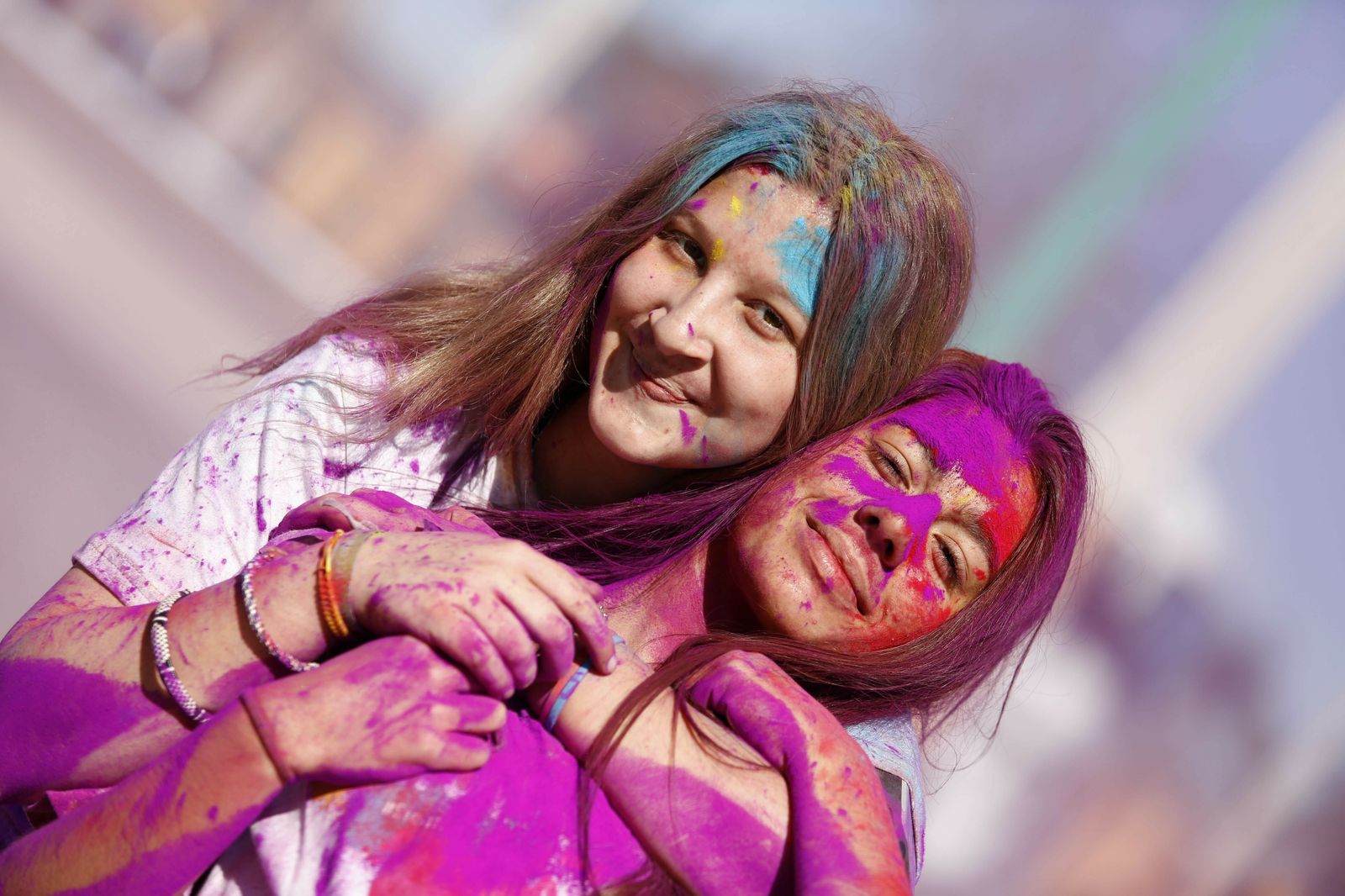 Las tonalidades de la Holi Life, en imágenes