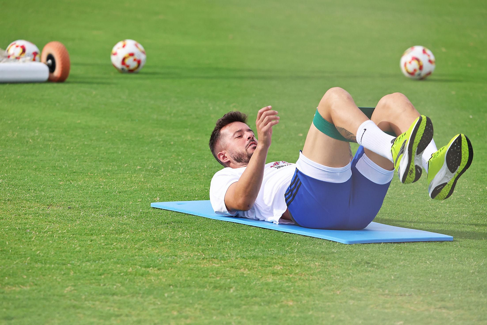 Entrenamiento del Recreativo de Huelva