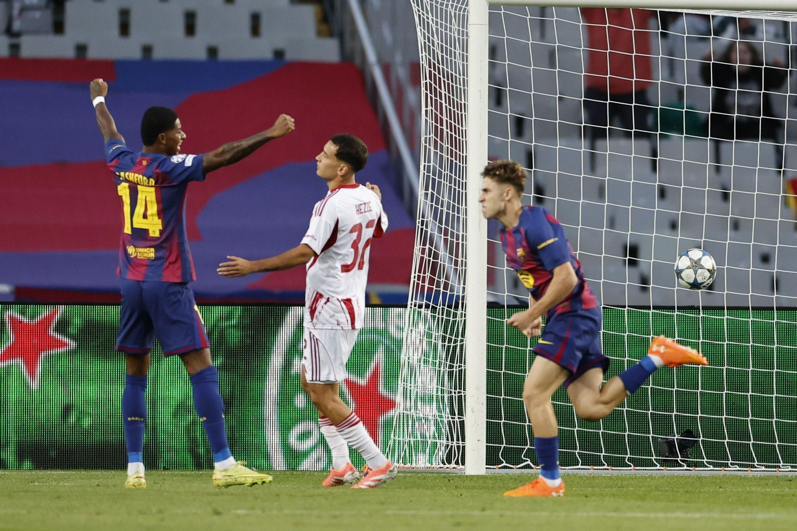 Las fotos del Barcelona-Olympiacos