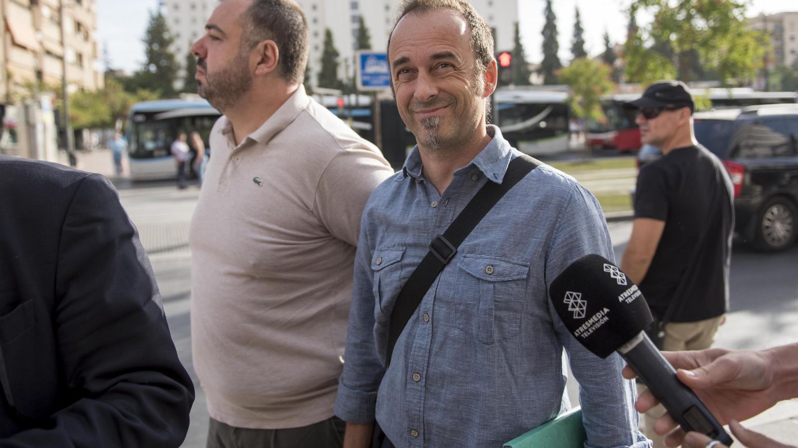 Arcuri acude a los juzgados granadinos en 2017.