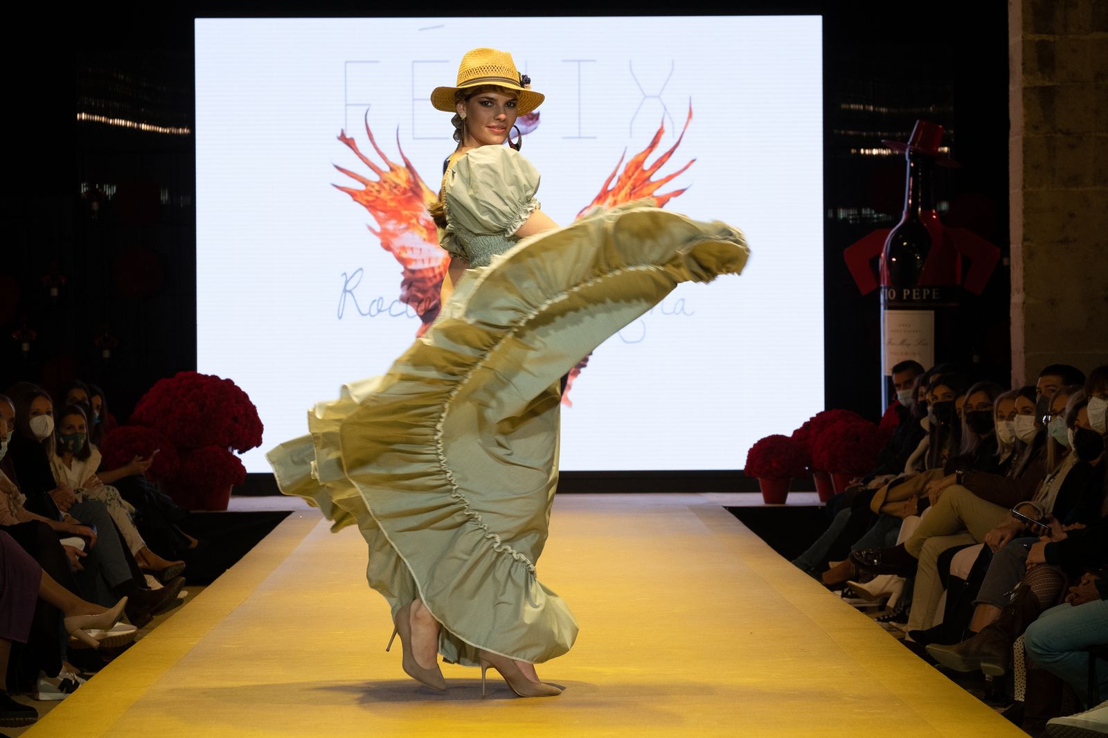 El desfile de Rocío Lama en la Pasarela Flamenca de Jerez, todas las fotos