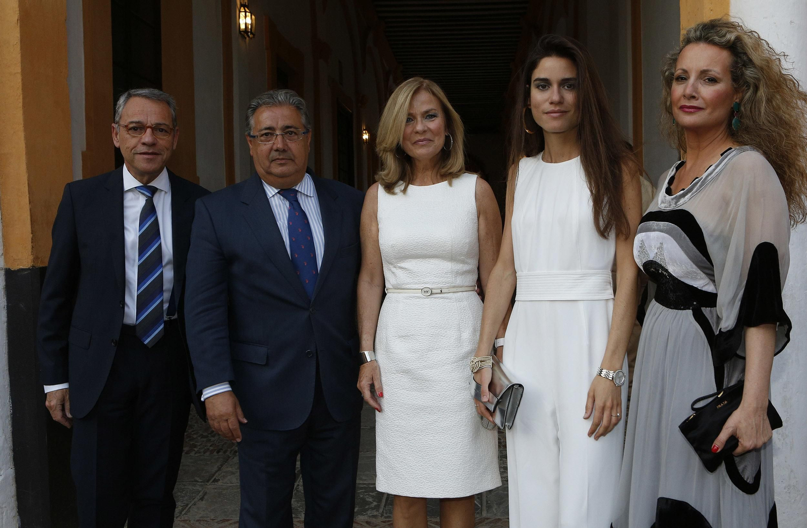 David Moreno, Juan Ignacio Zoido, Pilar Luengo, Pilar Moreno Luengo y Marita Rufino.
