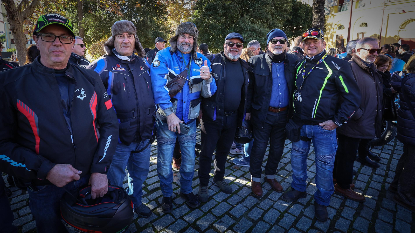 Búscate en la gran motorada solidaria celebrada en Jerez