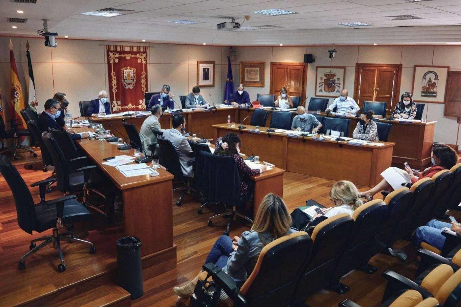 Imagen del Pleno municipal de Benalmádena. Imagen del Pleno municipal de Benalmádena.