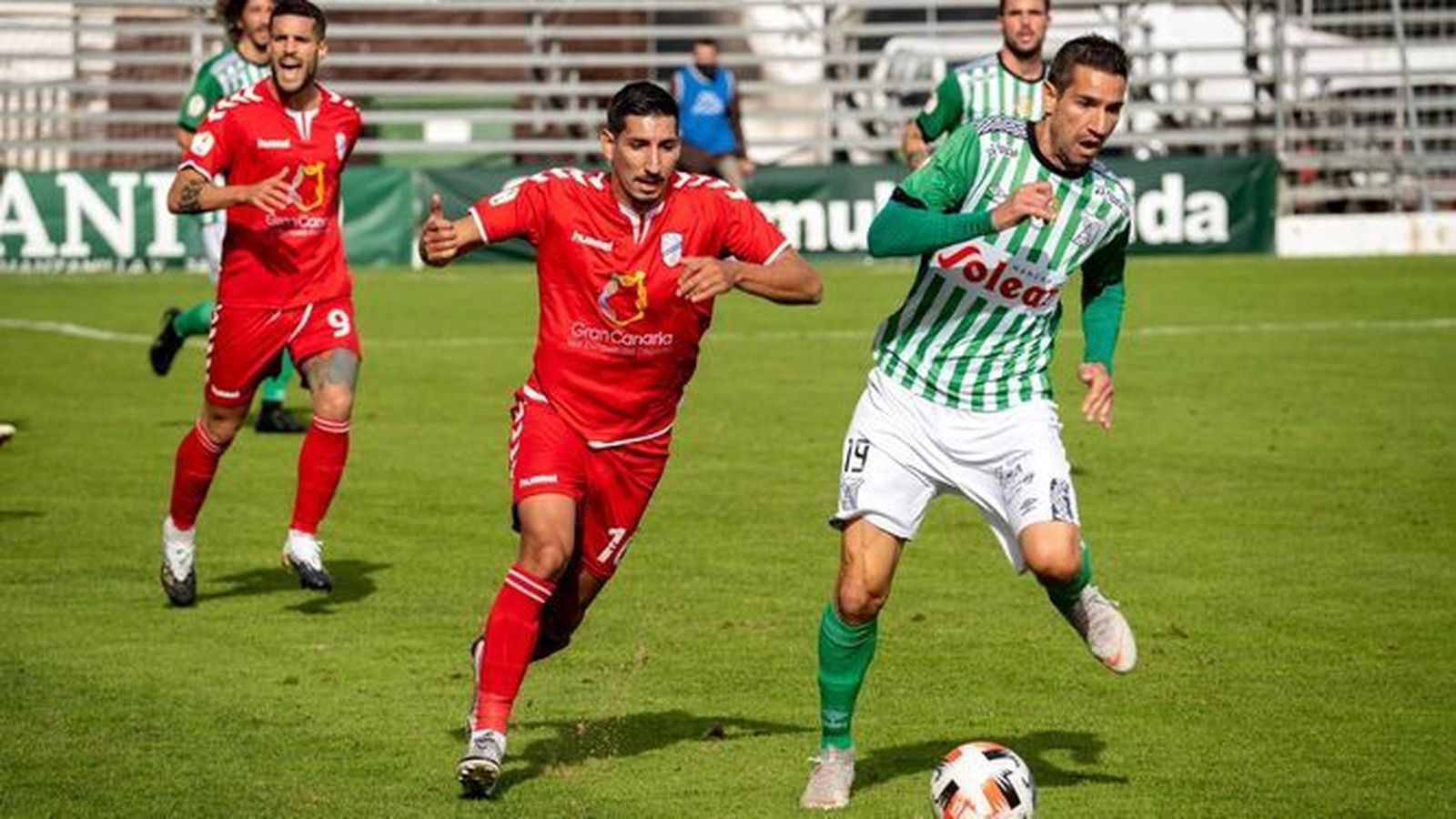 Geijo jugó los últimos quince minutos.