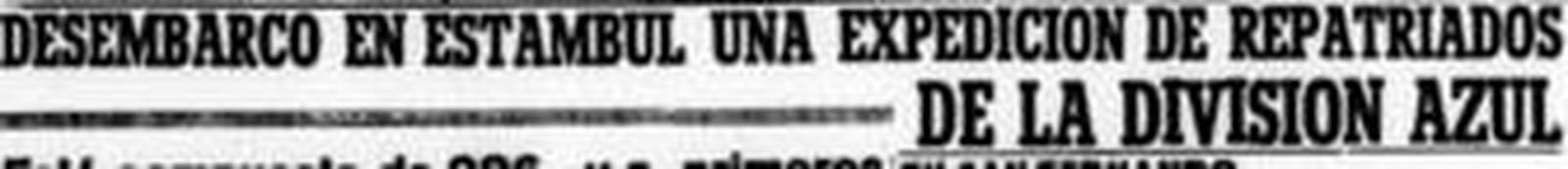 Algunos titulares de la prensa gaditana relatando las noticias que llegaban de la División Azul.
