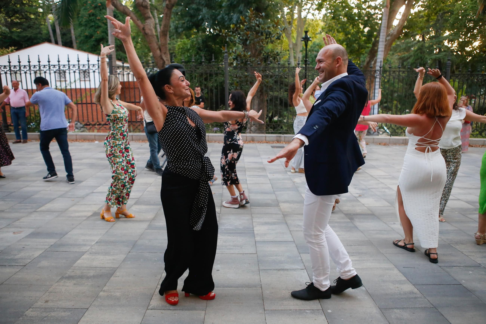 Fotos del flashmob de baile flamenco de Mercedes Alcalá y David Lozano