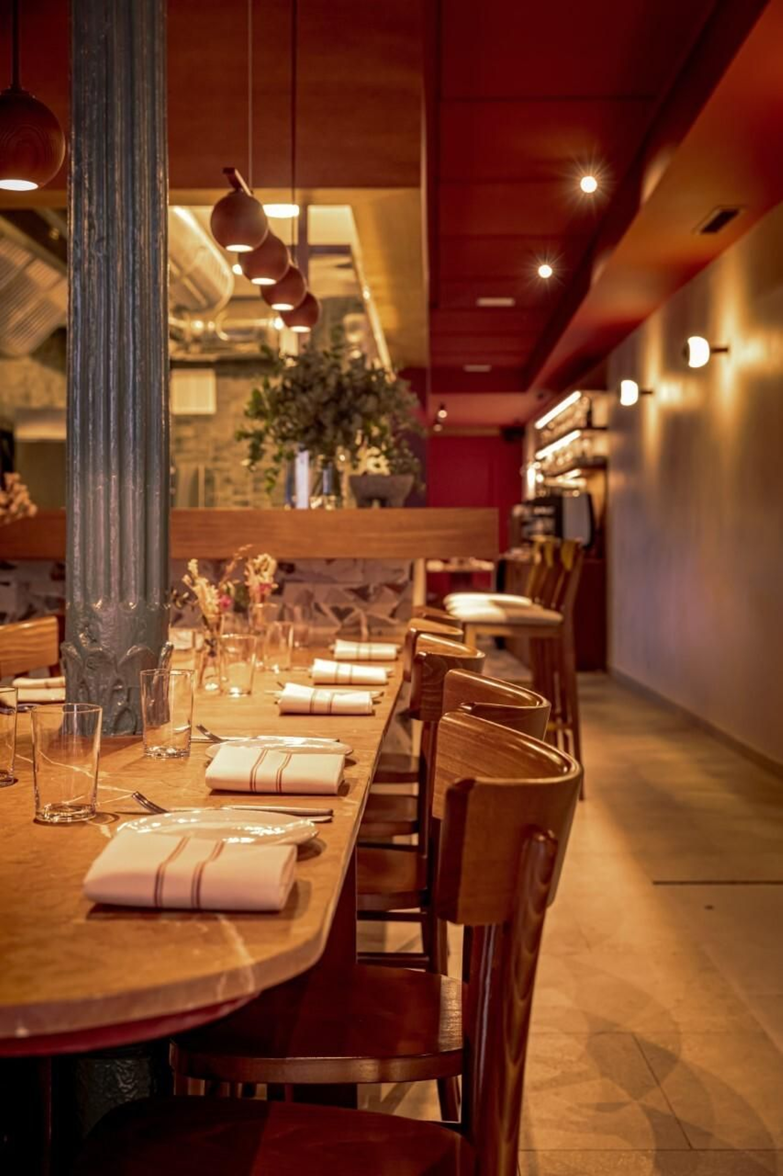 Una imagen de la sala de Comparte Bistró.