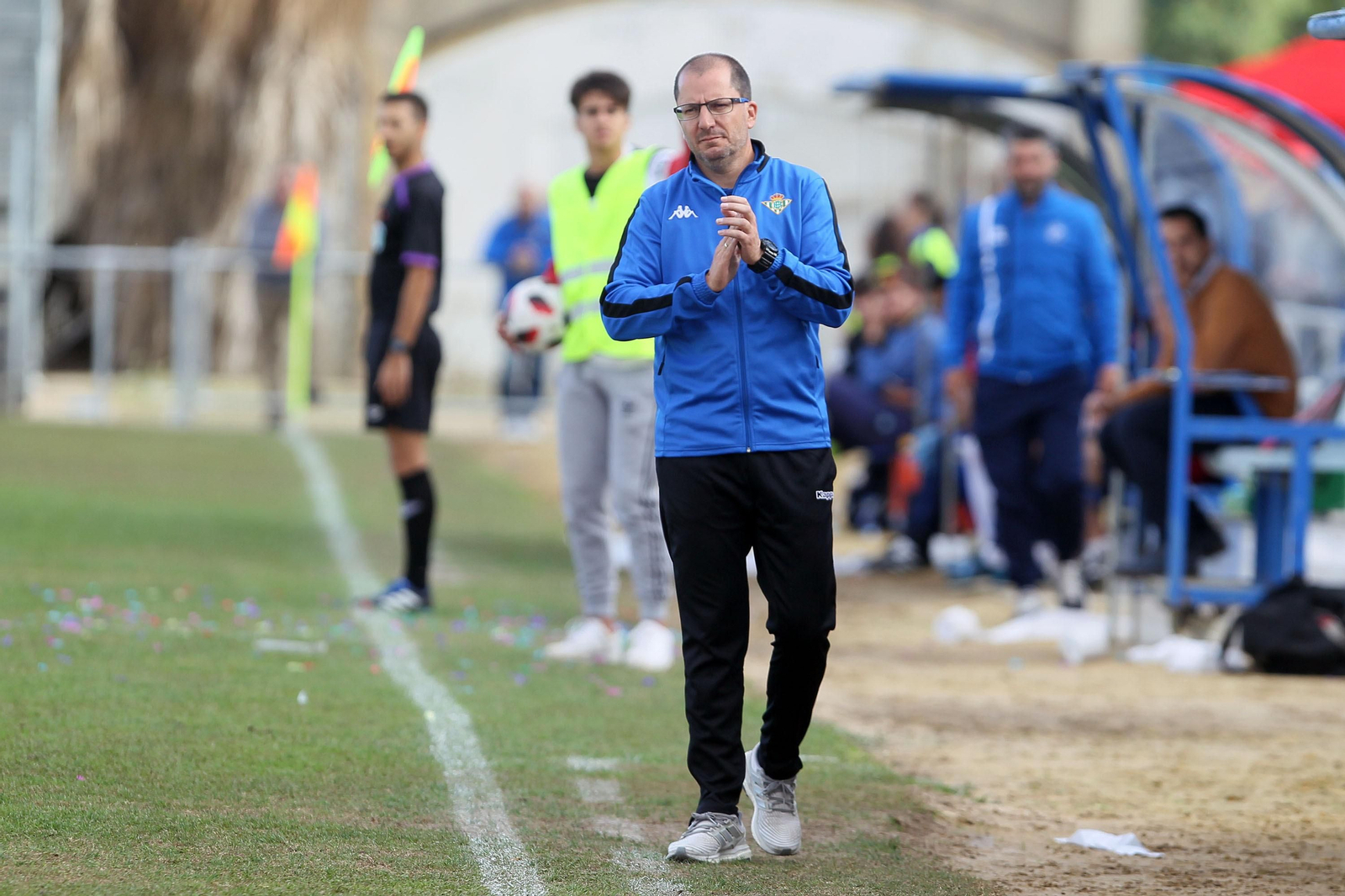 José Juan Romero, durante su etapa en el filial del Real Betis.