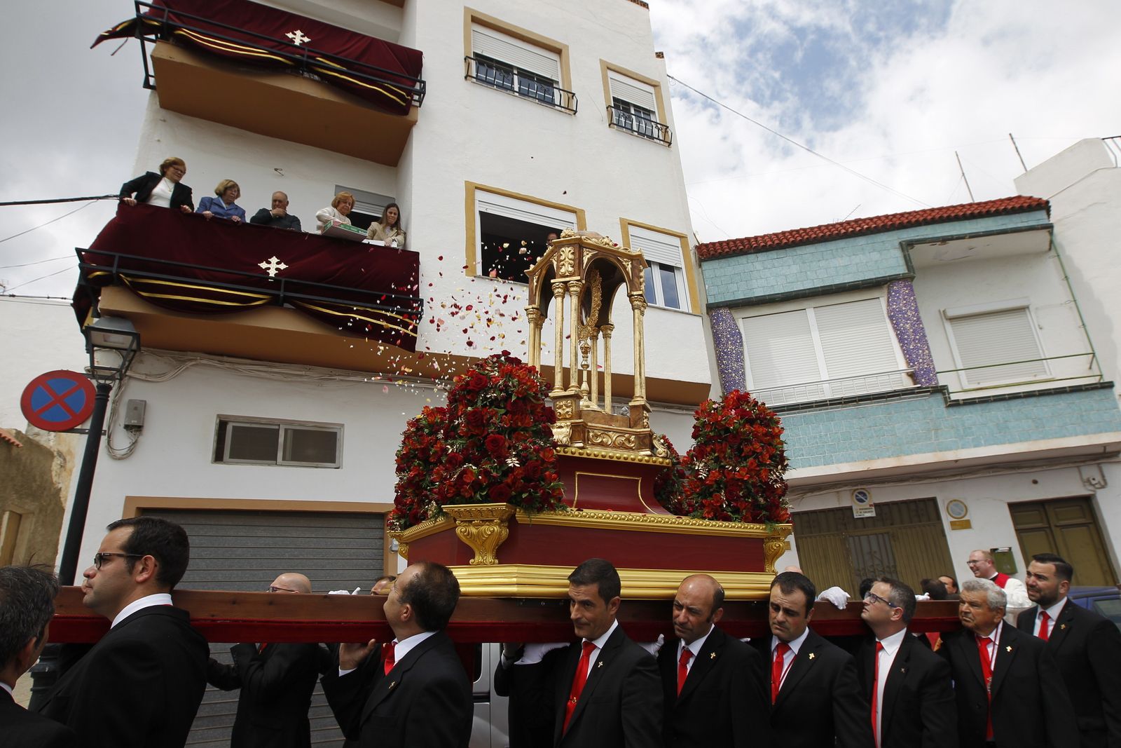 Fotogalería de la Procesión a la Ermita del Cerro de San Blas. Fiestas de Canjáyar.