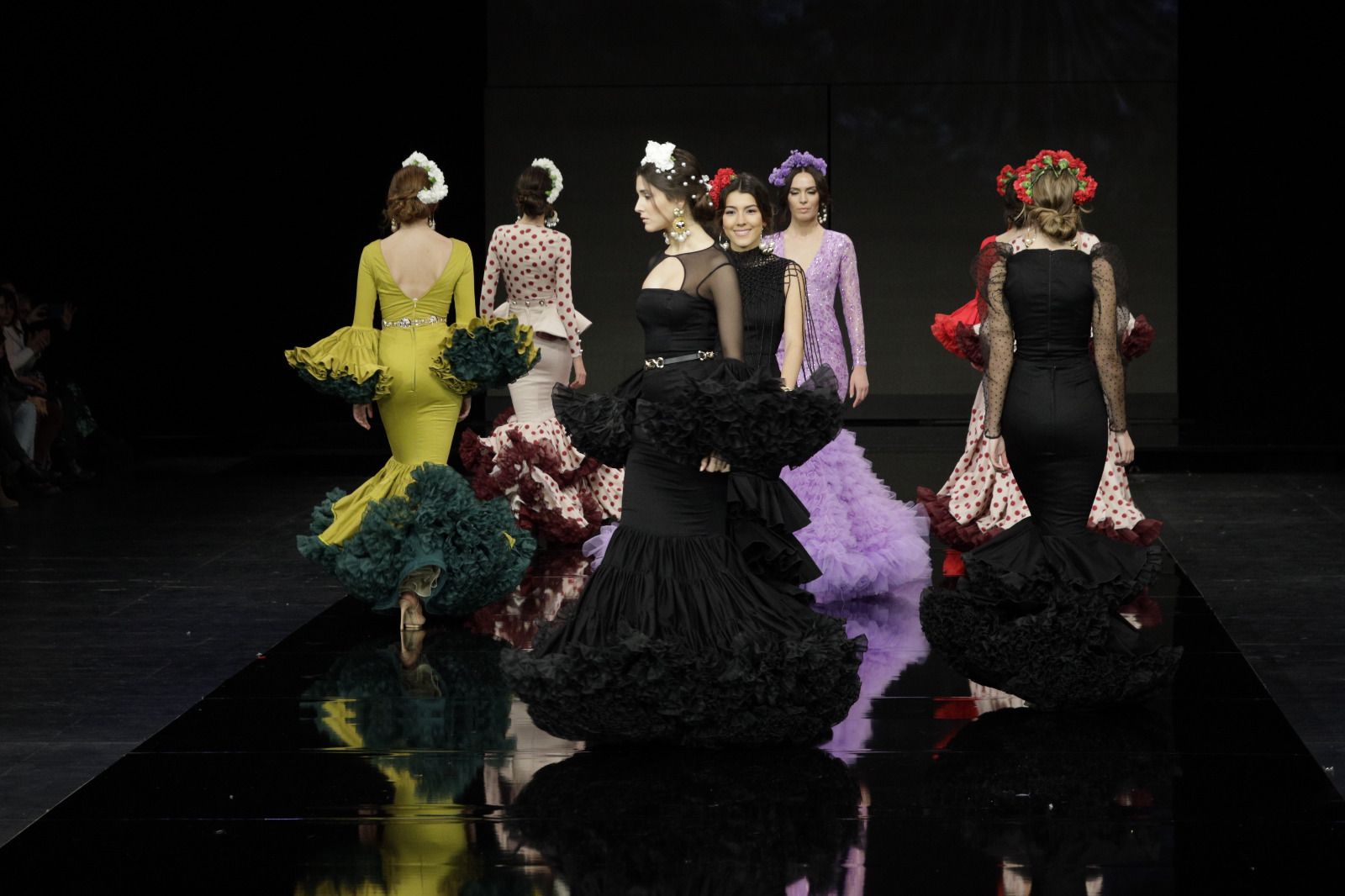 Los diseños malagueños de moda flamenca en Simof 2020, en fotos
