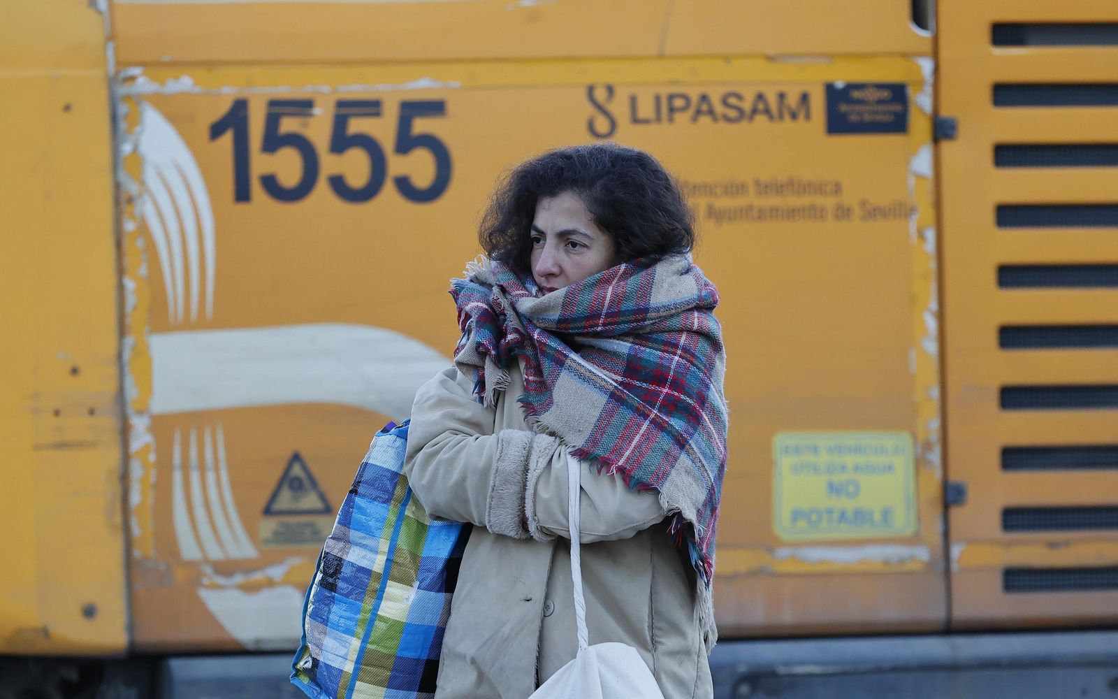 Las fotos del frío en Sevilla