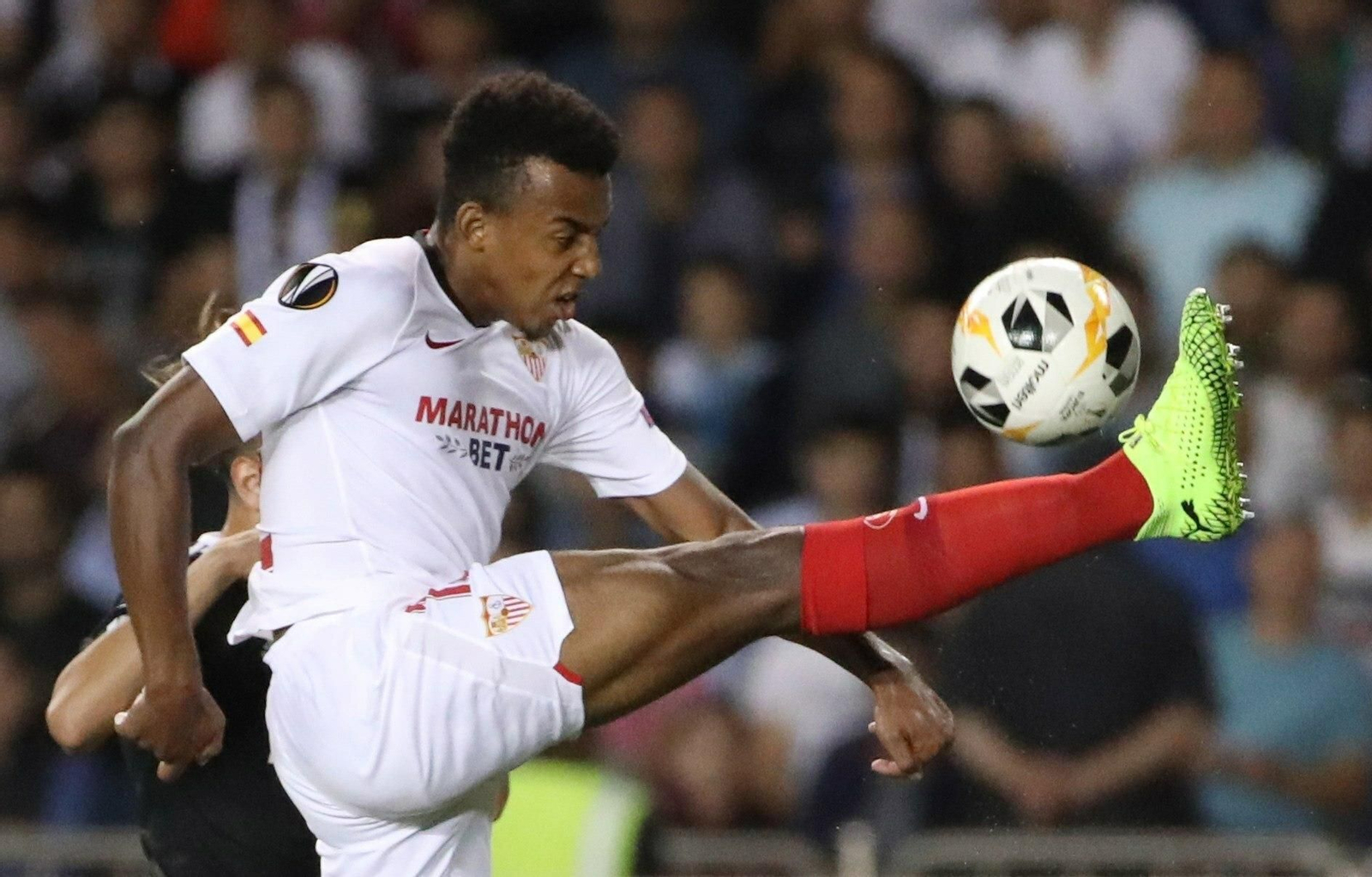 El Qarabag-Sevilla, en imágenes