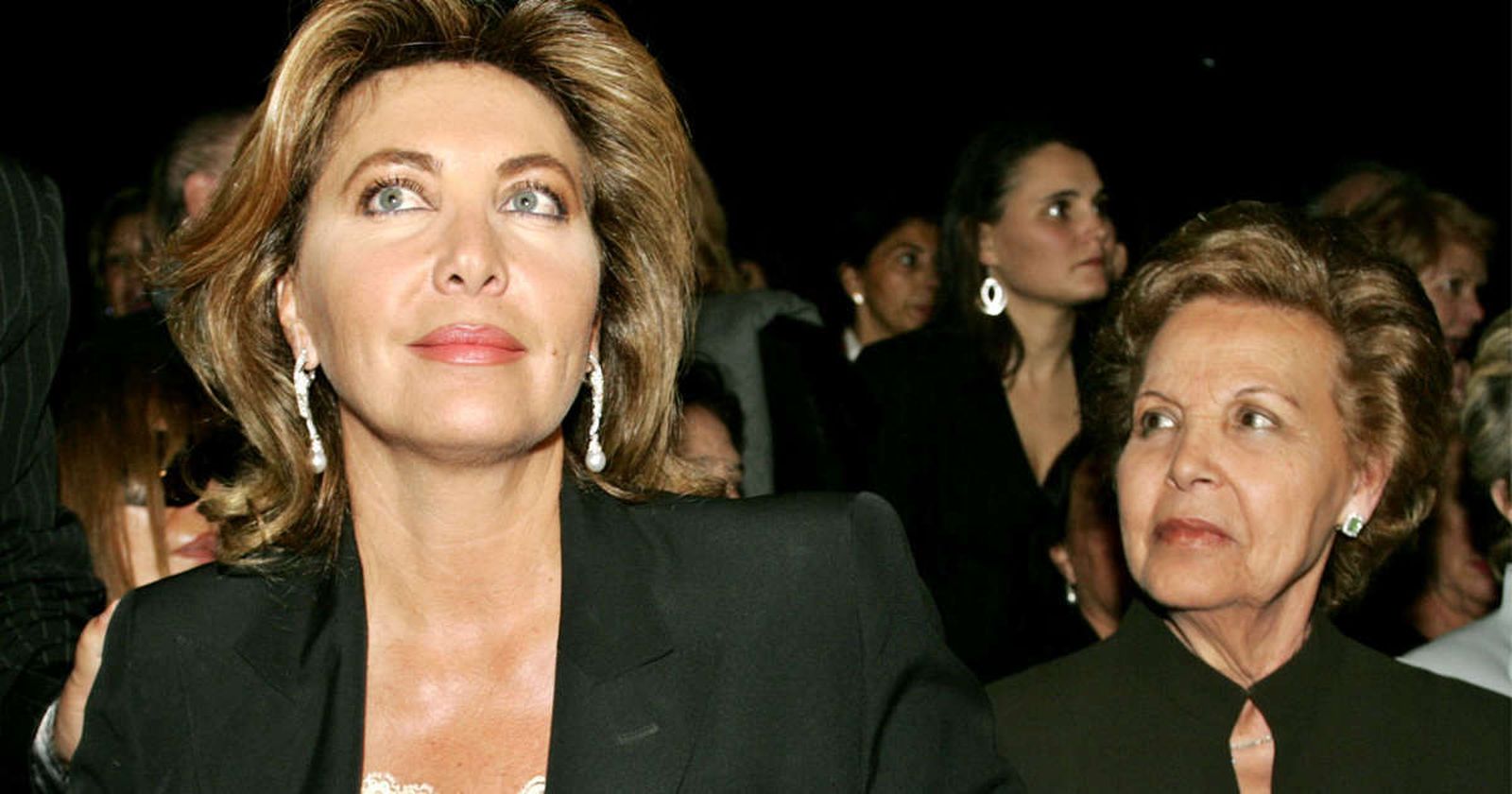 Norma Duval, en  una foto de archivo, acompañada de su madre.