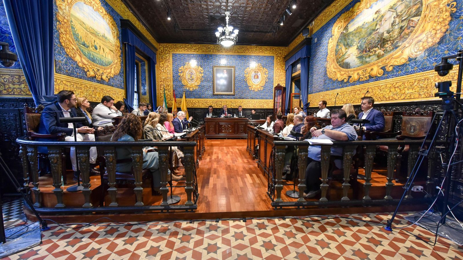 Una sesión de la Corporación de Algeciras.