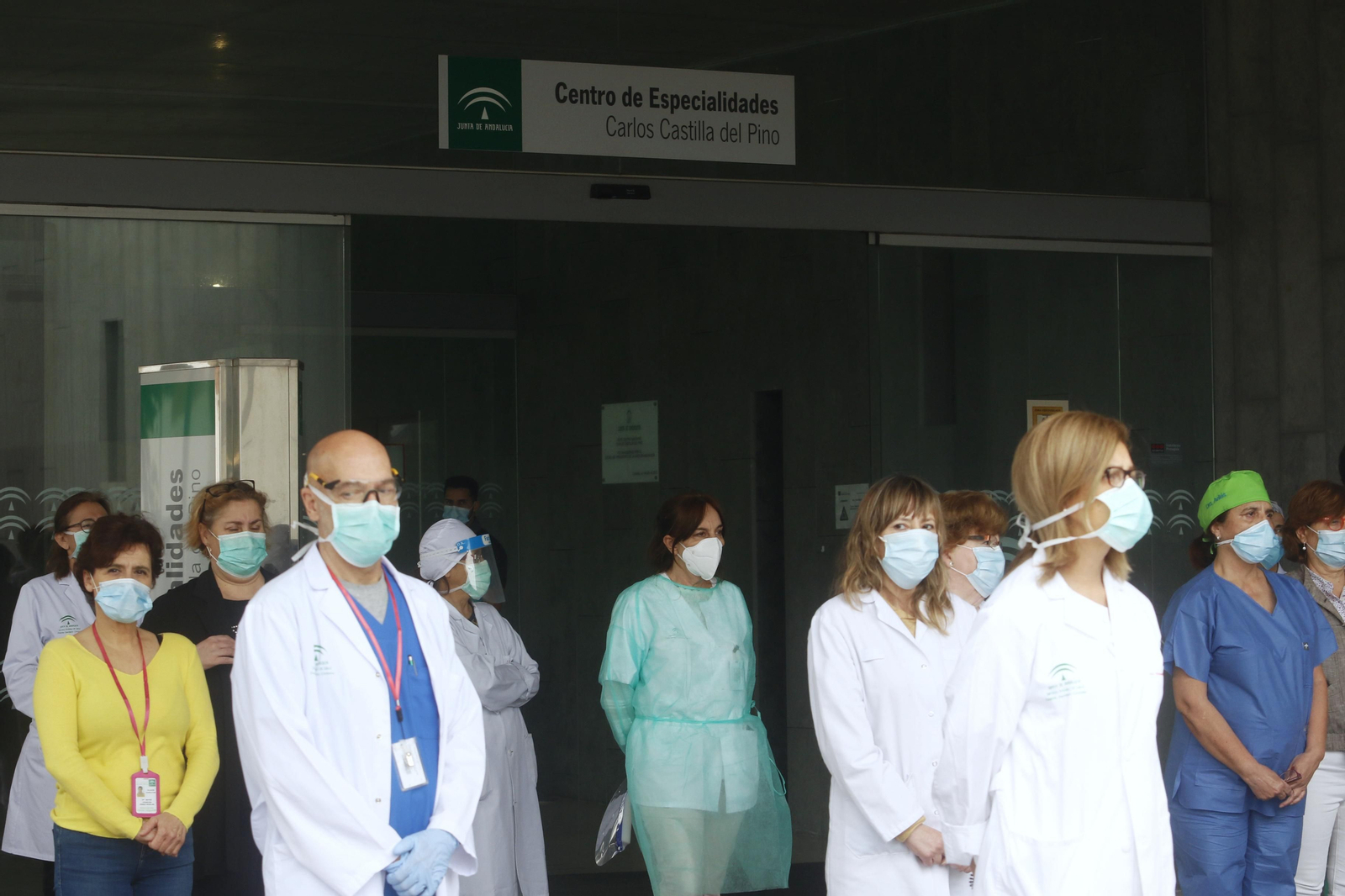Las fotos del homenaje a los médicos fallecidos por el coronavirus celebrado en Córdoba Las fotos del homenaje a los médicos fallecidos por el coronavirus celebrado en Córdoba