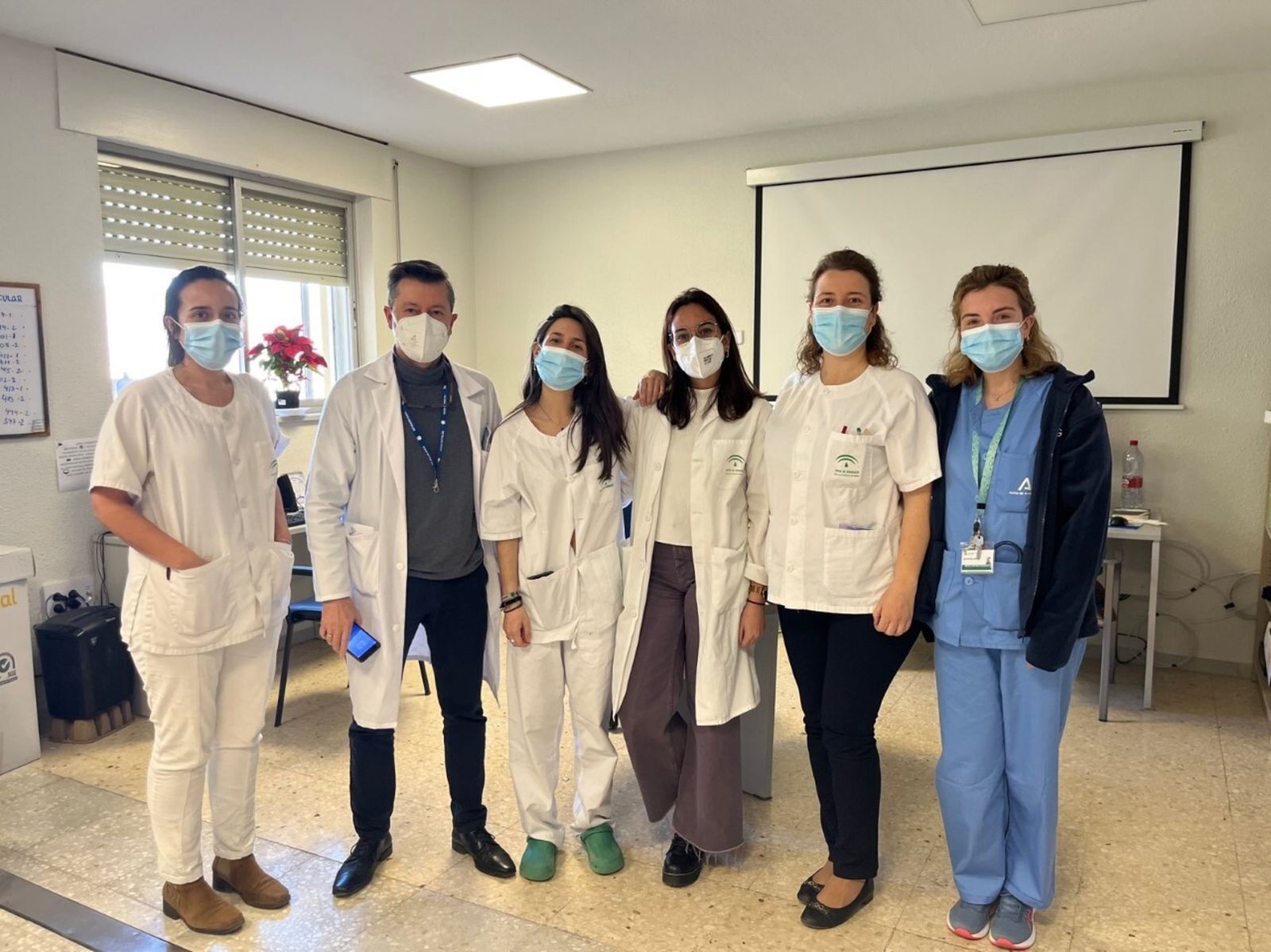 Laura Amaya Pascasio, Jesús Olivares Romero, Cristina del Toro Pérez, Marina Blanco Ruiz, Patricia Martínez Sánchez y Eva Guevara Sánchez.