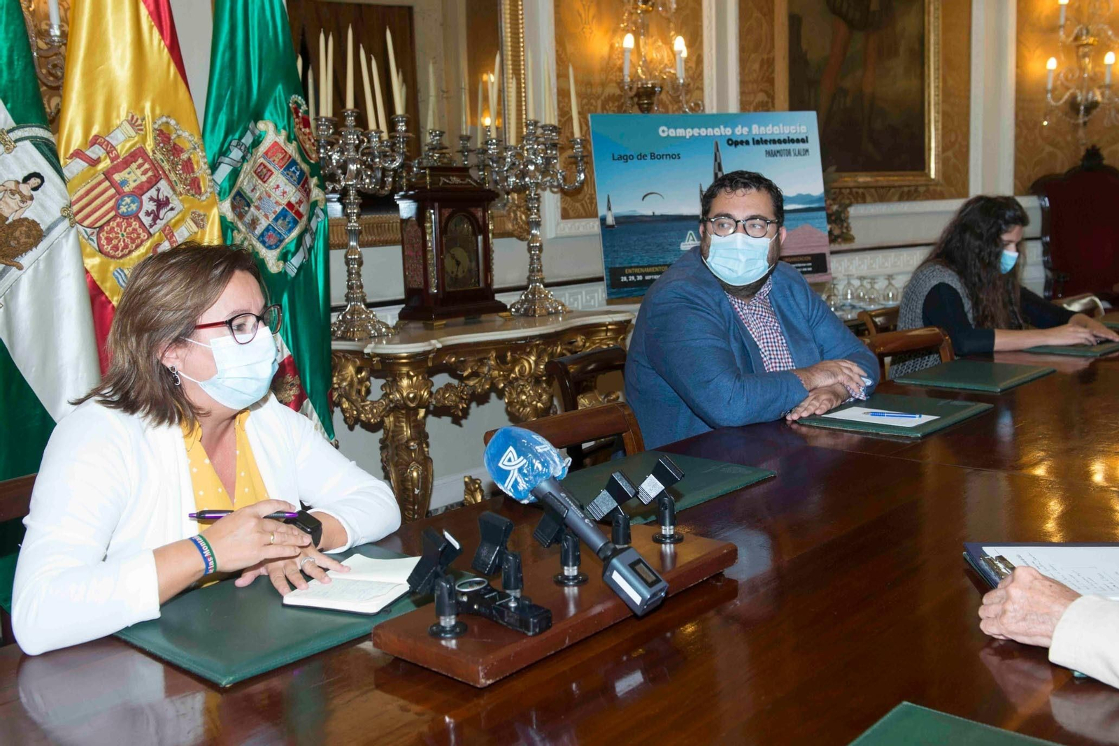 Acto de presentación del Campeonato de Andalucía de paramotor.