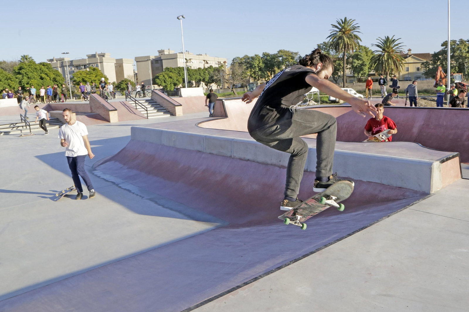Inauguración del nuevo Skate Park en el complejo deportivo de Chapín