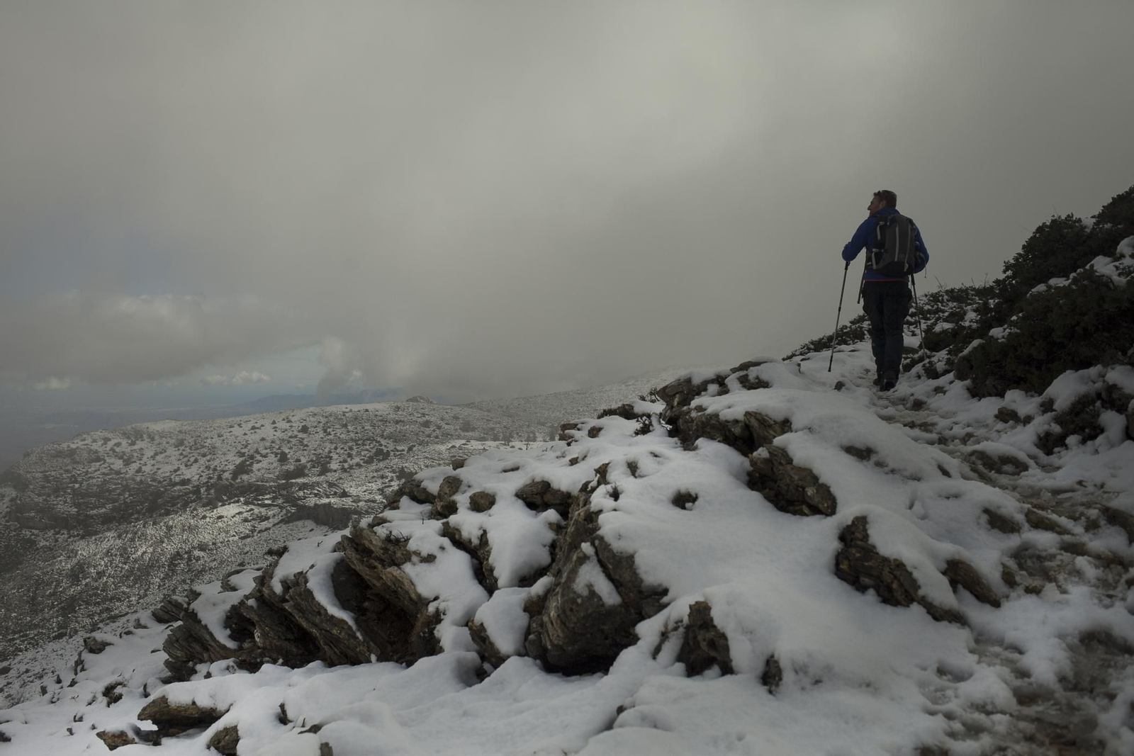 Primeras estampas de invierno en la Sierra de las Nieves