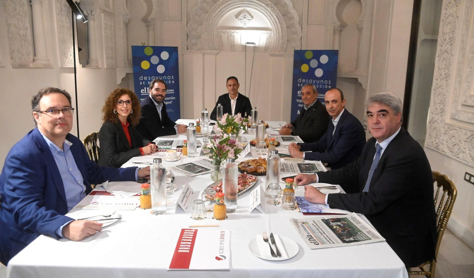 El desayuno de redacción 'PARTE de digitalización del ciclo del agua", en imágenes El desayuno de redacción 'PARTE de digitalización del ciclo del agua", en imágenes