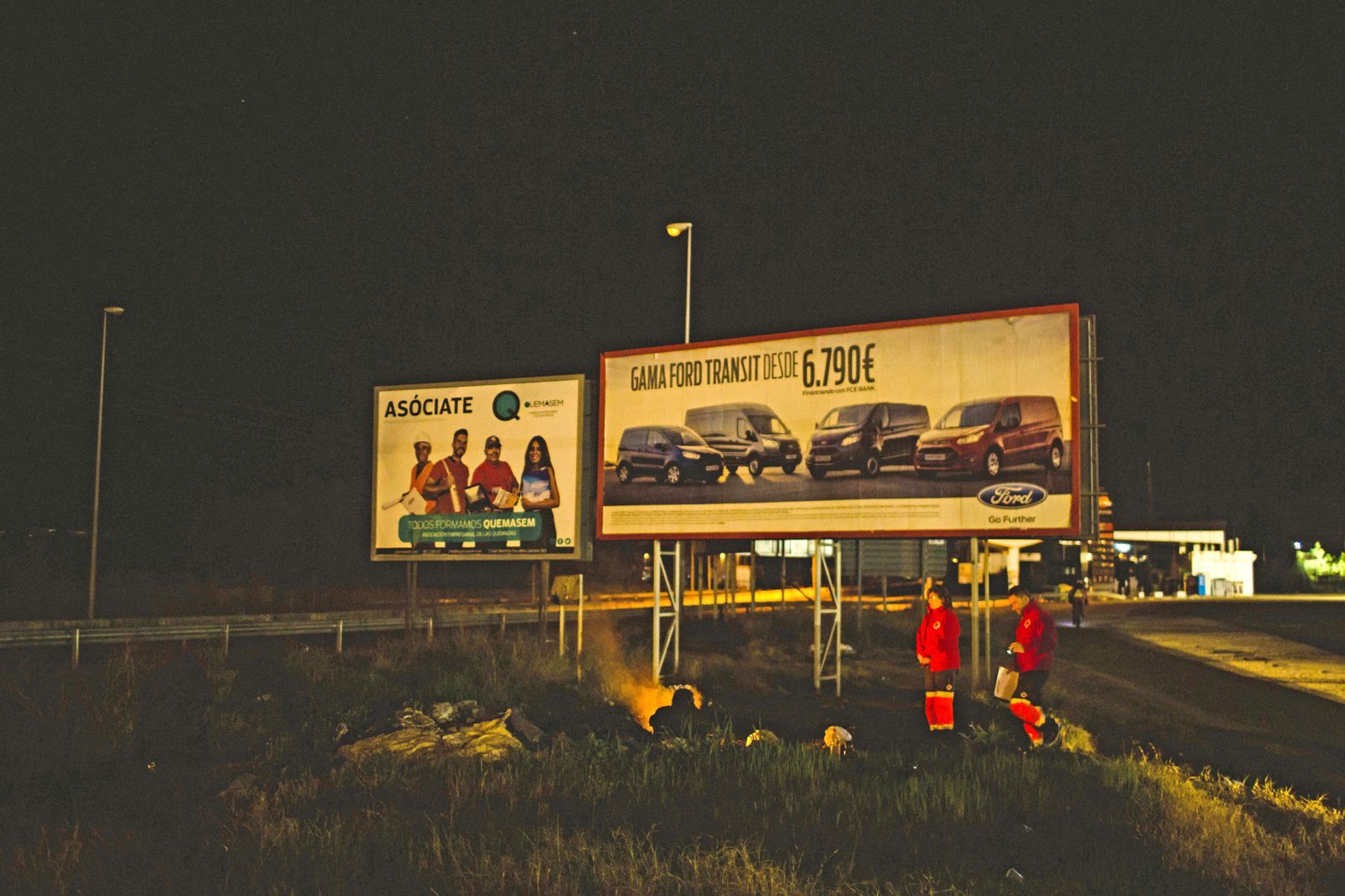 Intervención de la Unidad de Emergencia Social de Cruz Roja.